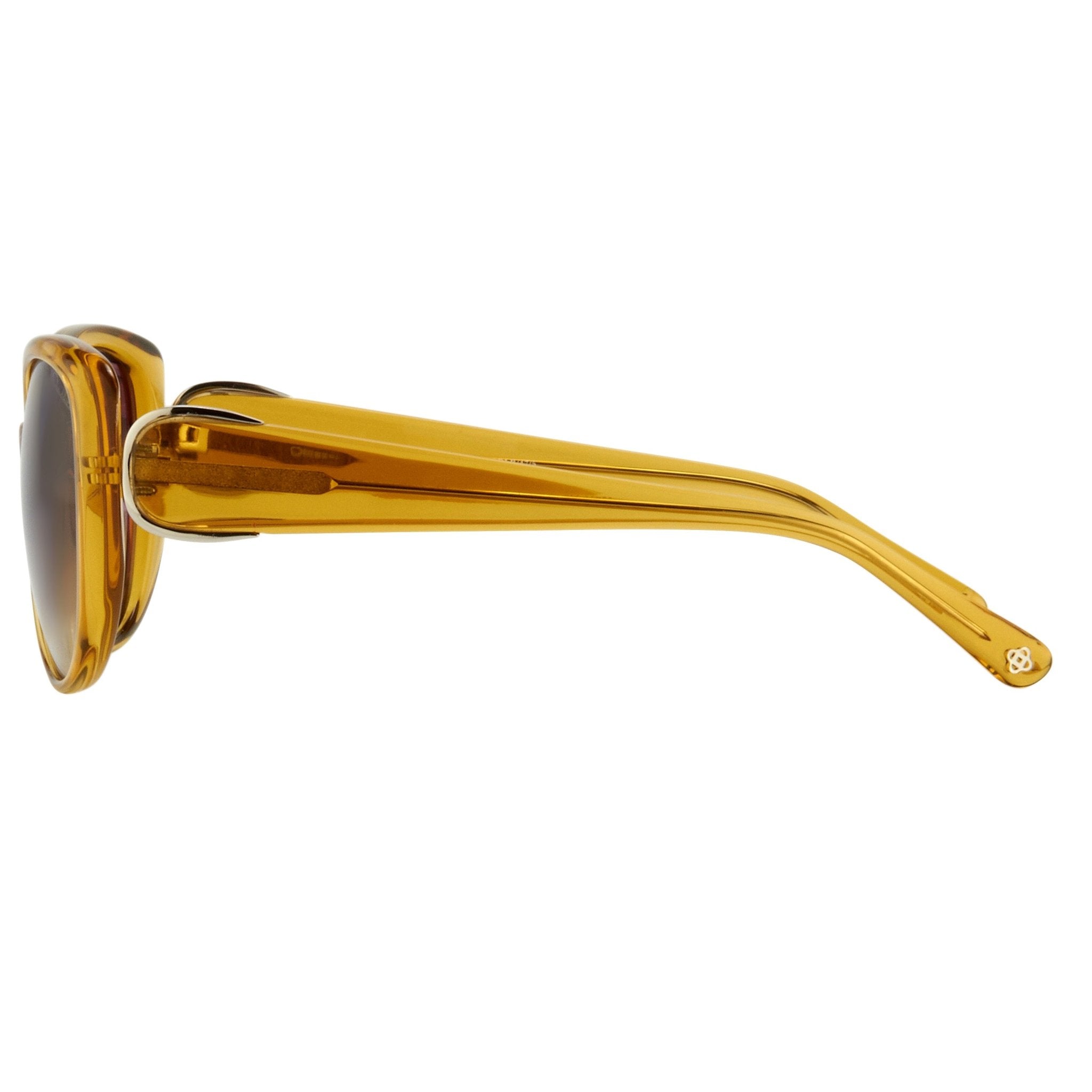 Oscar De La Renta Sunglasses Oversized Dandelion and Grey-GR8 Sunglasses