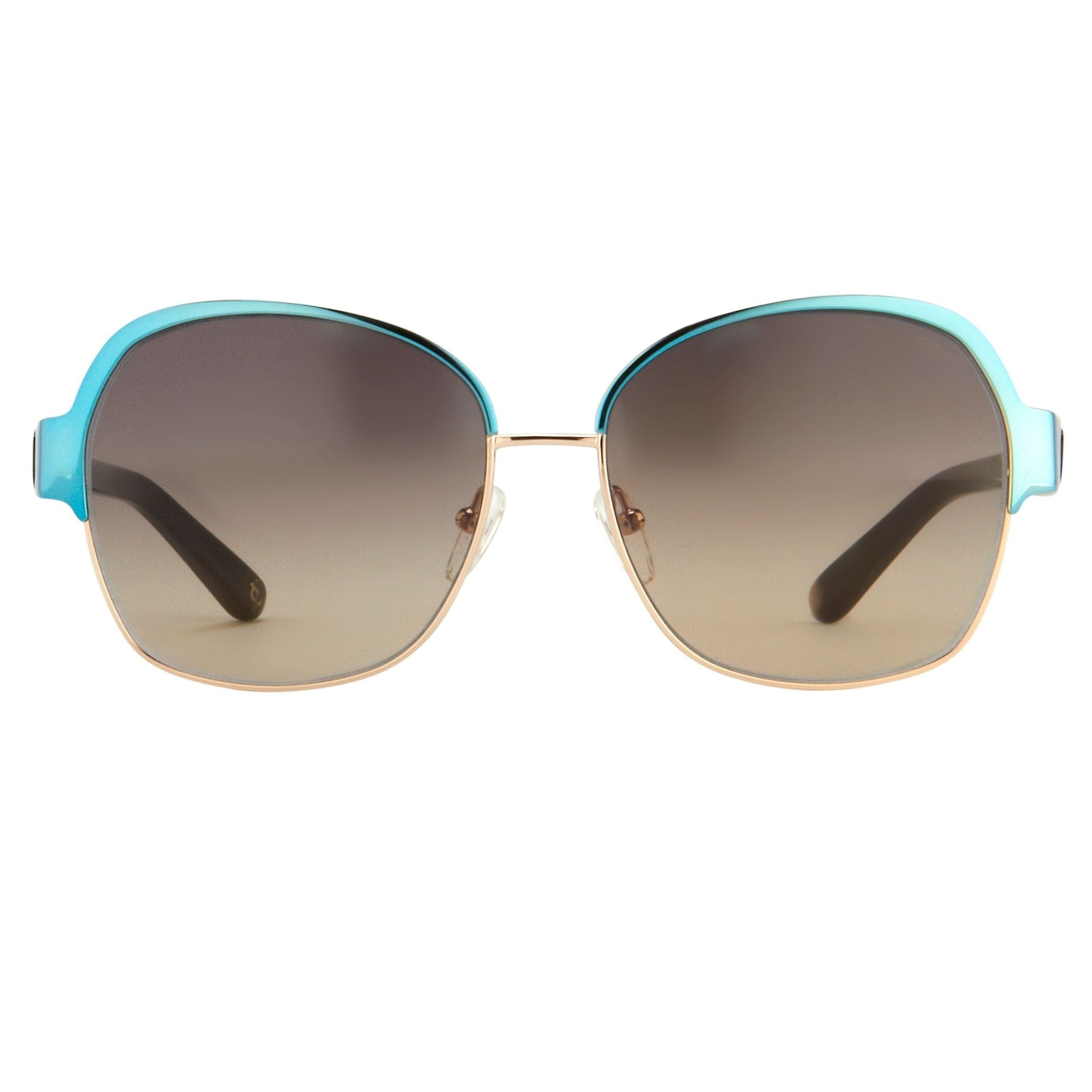 Oscar De La Renta Sunglasses Oversized Aquamarine Enamel and Grey-GR8 Sunglasses