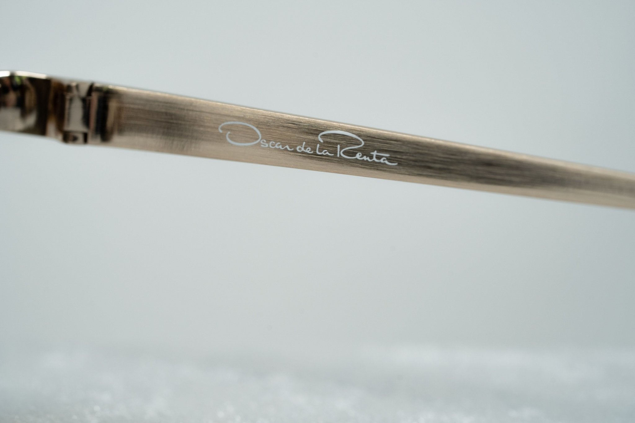 Oscar De La Renta Sunglasses Oversized Rose Gold and Green-GR8 Sunglasses