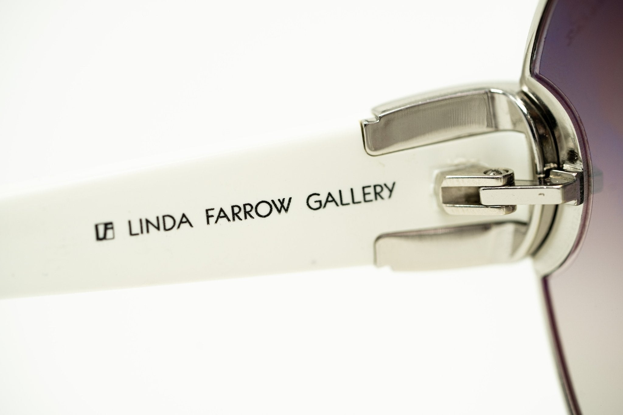 Oscar De La Renta Sunglasses Oversized Silver White and Grey-GR8 Sunglasses