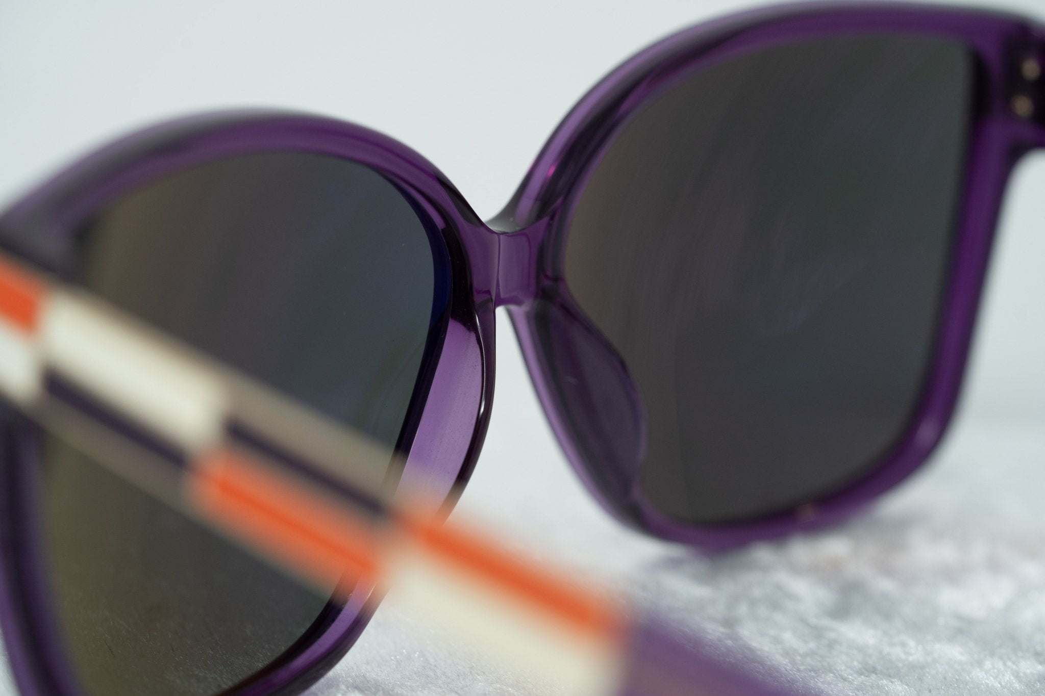 Oscar De La Renta Sunglasses Oversized Purple and Green-GR8 Sunglasses
