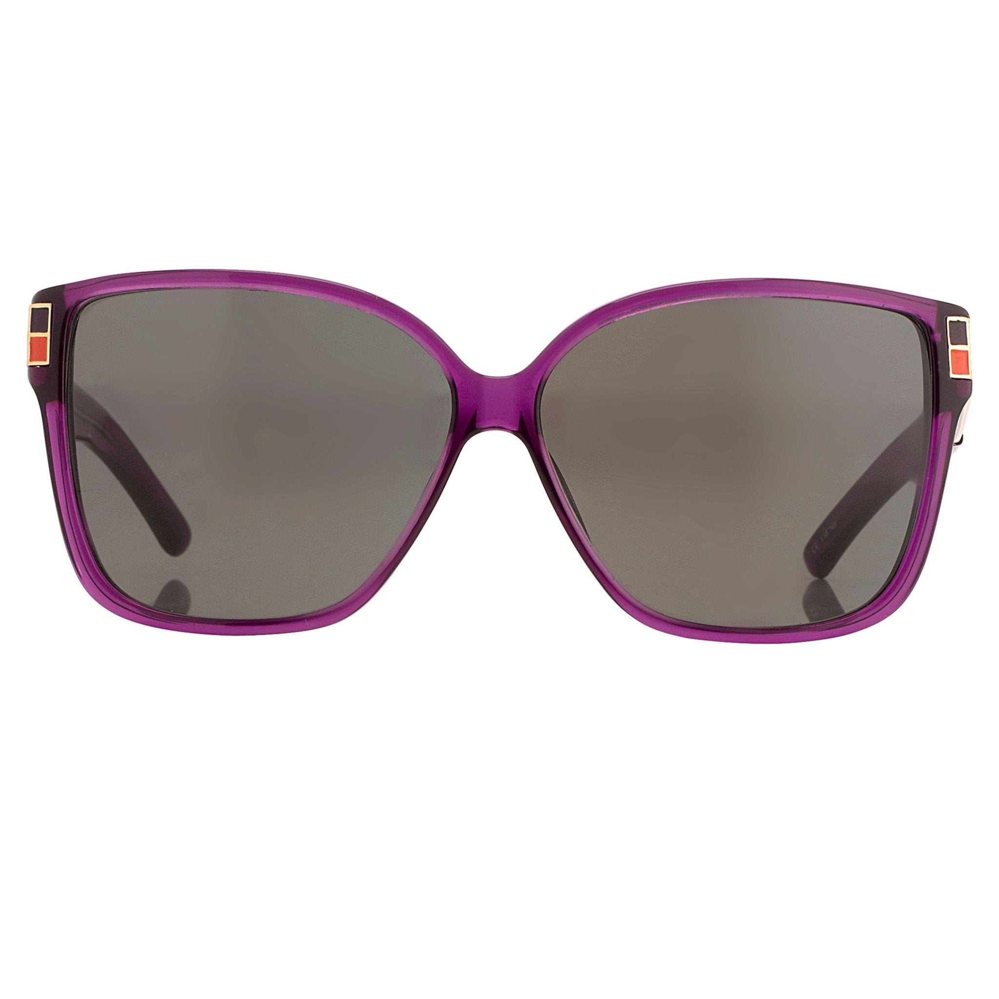 Oscar De La Renta Sunglasses Oversized Purple and Green-GR8 Sunglasses