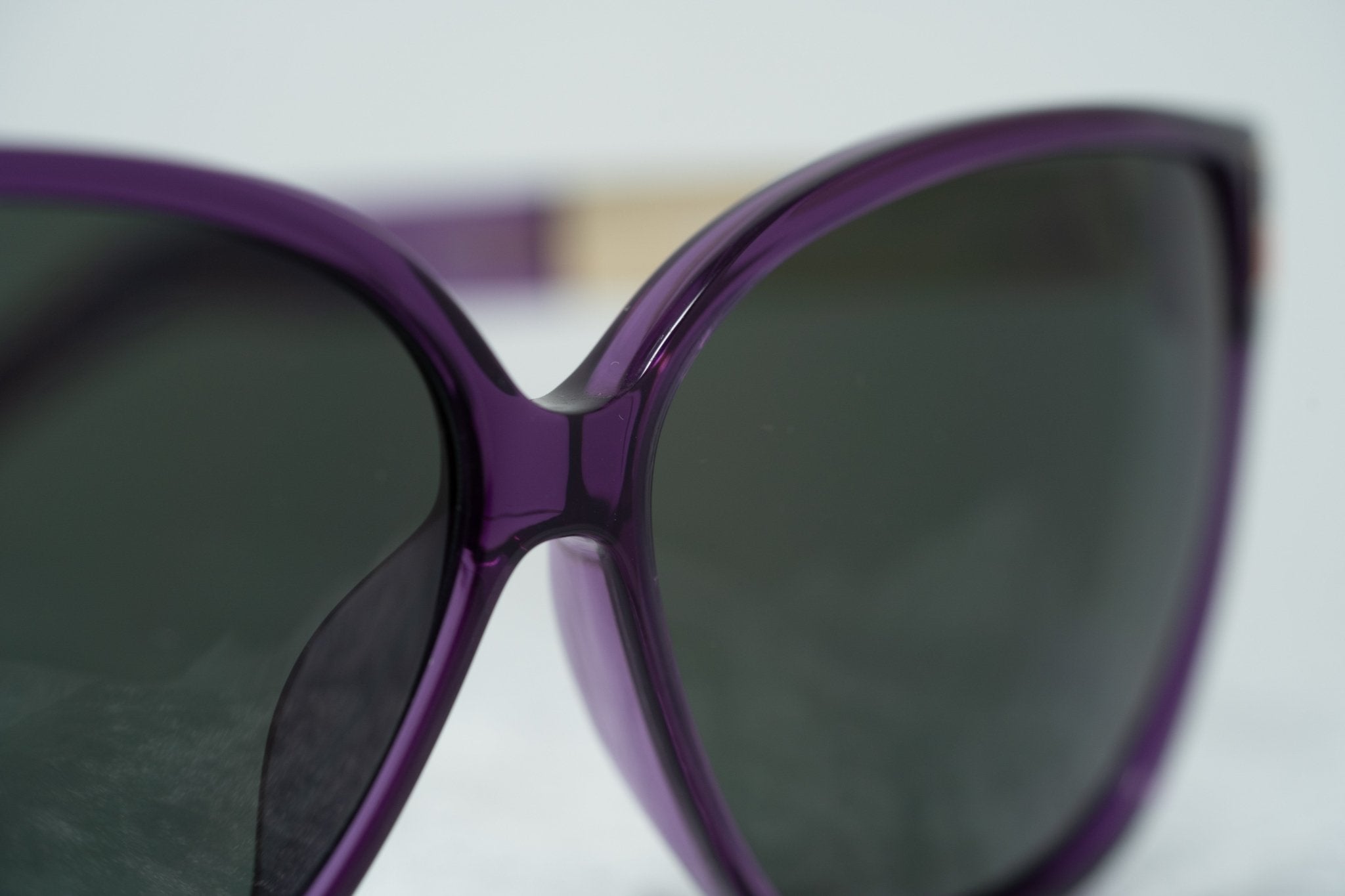 Oscar De La Renta Sunglasses Oversized Purple and Green-GR8 Sunglasses