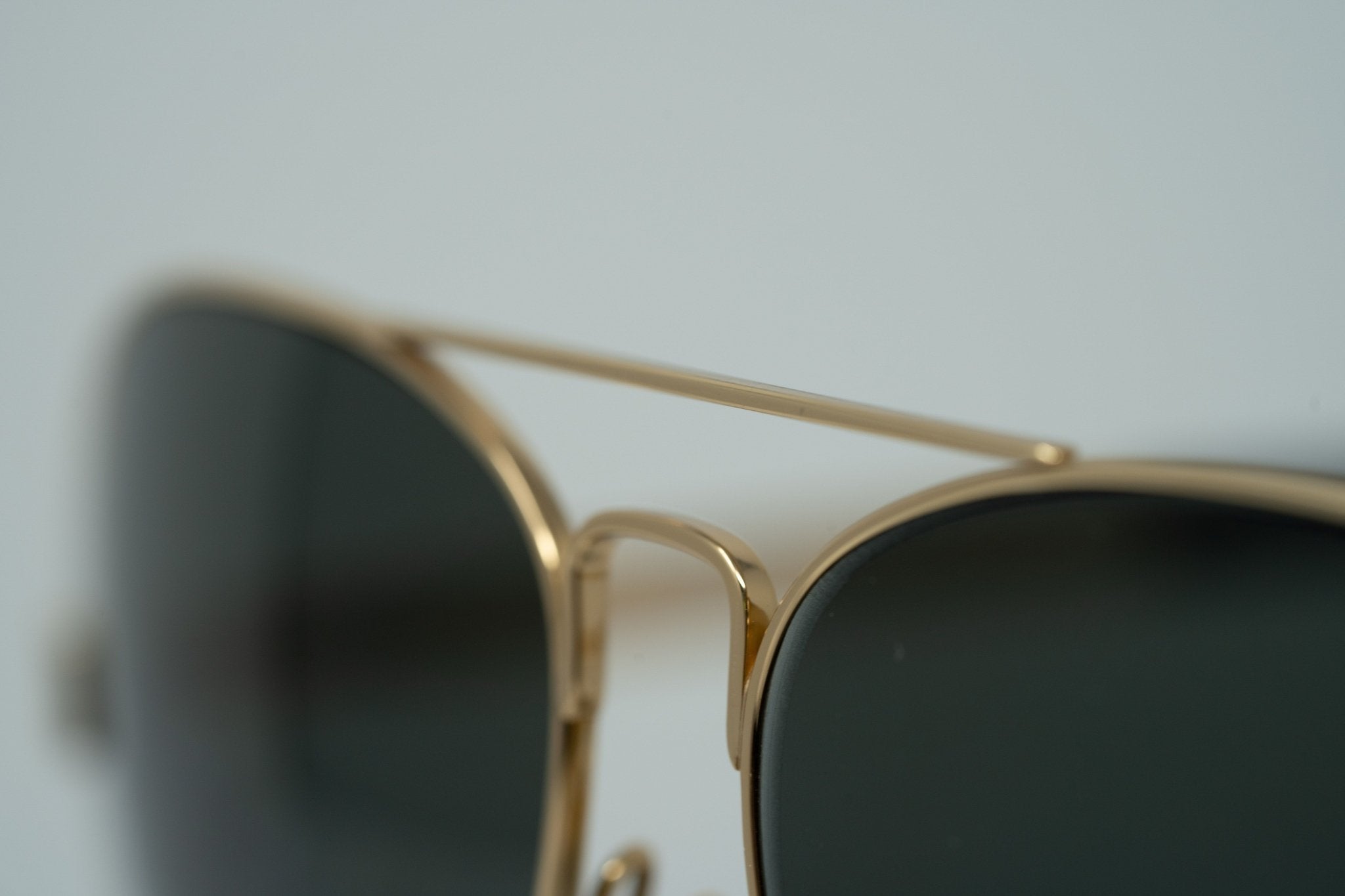 Oscar De La Renta Sunglasses Rose Gold and Green-GR8 Sunglasses
