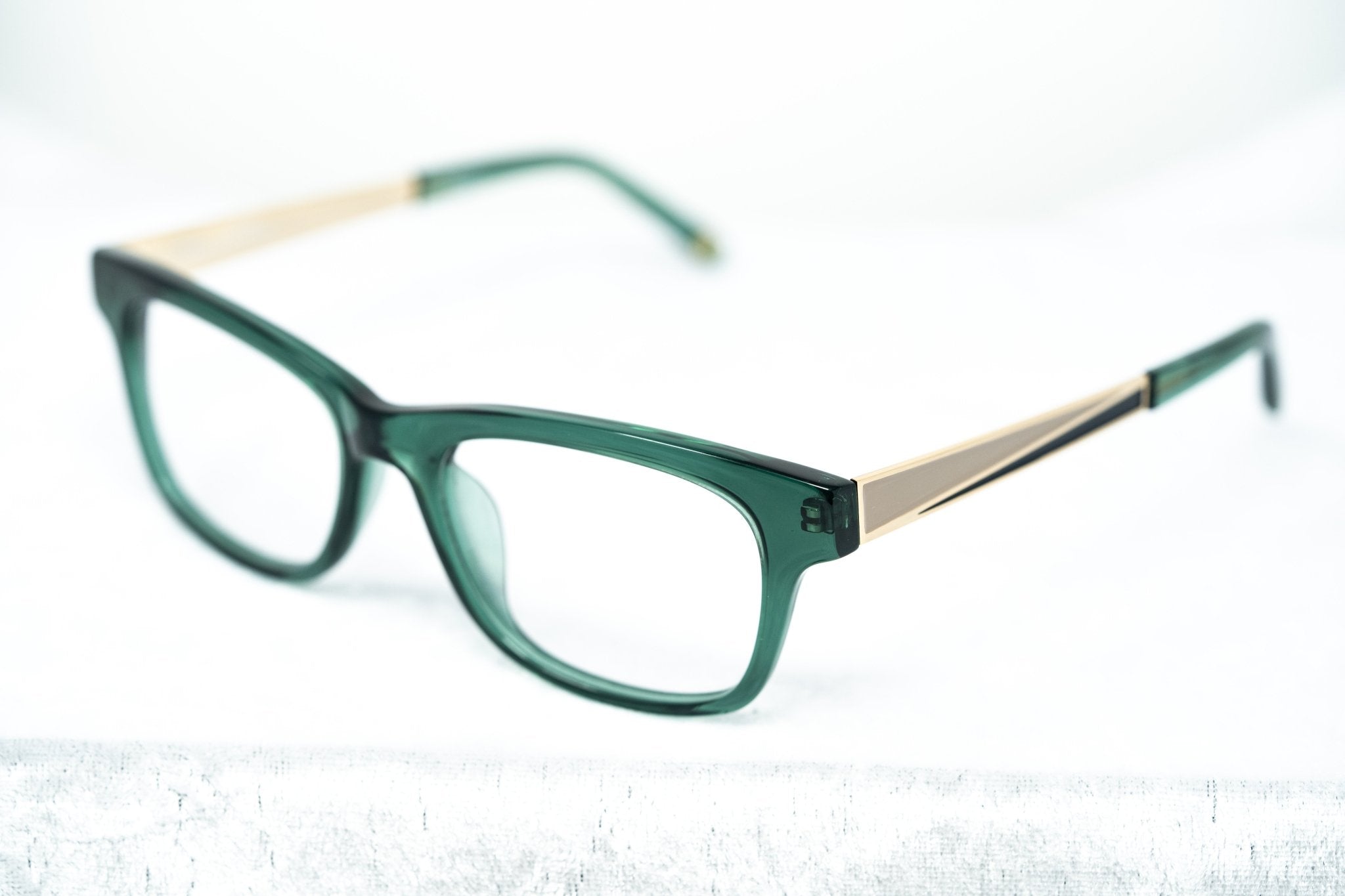 Oscar De La Renta Eyeglasses Rectangle Green and Clear-GR8 Sunglasses