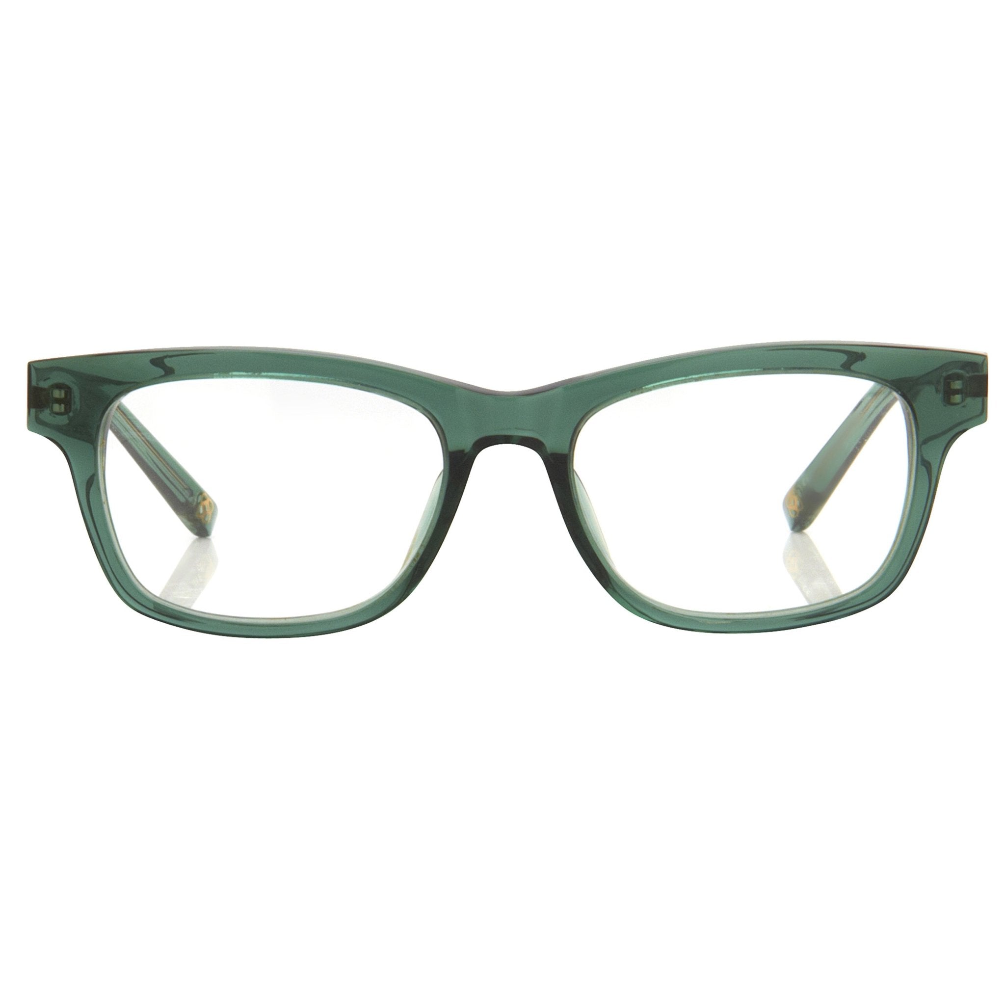Oscar De La Renta Eyeglasses Rectangle Green and Clear-GR8 Sunglasses