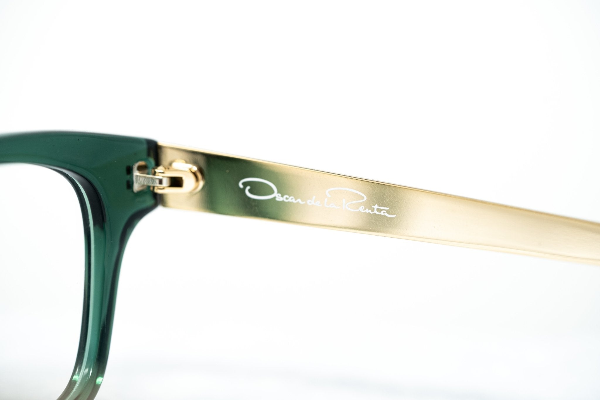 Oscar De La Renta Eyeglasses Rectangle Green and Clear-GR8 Sunglasses