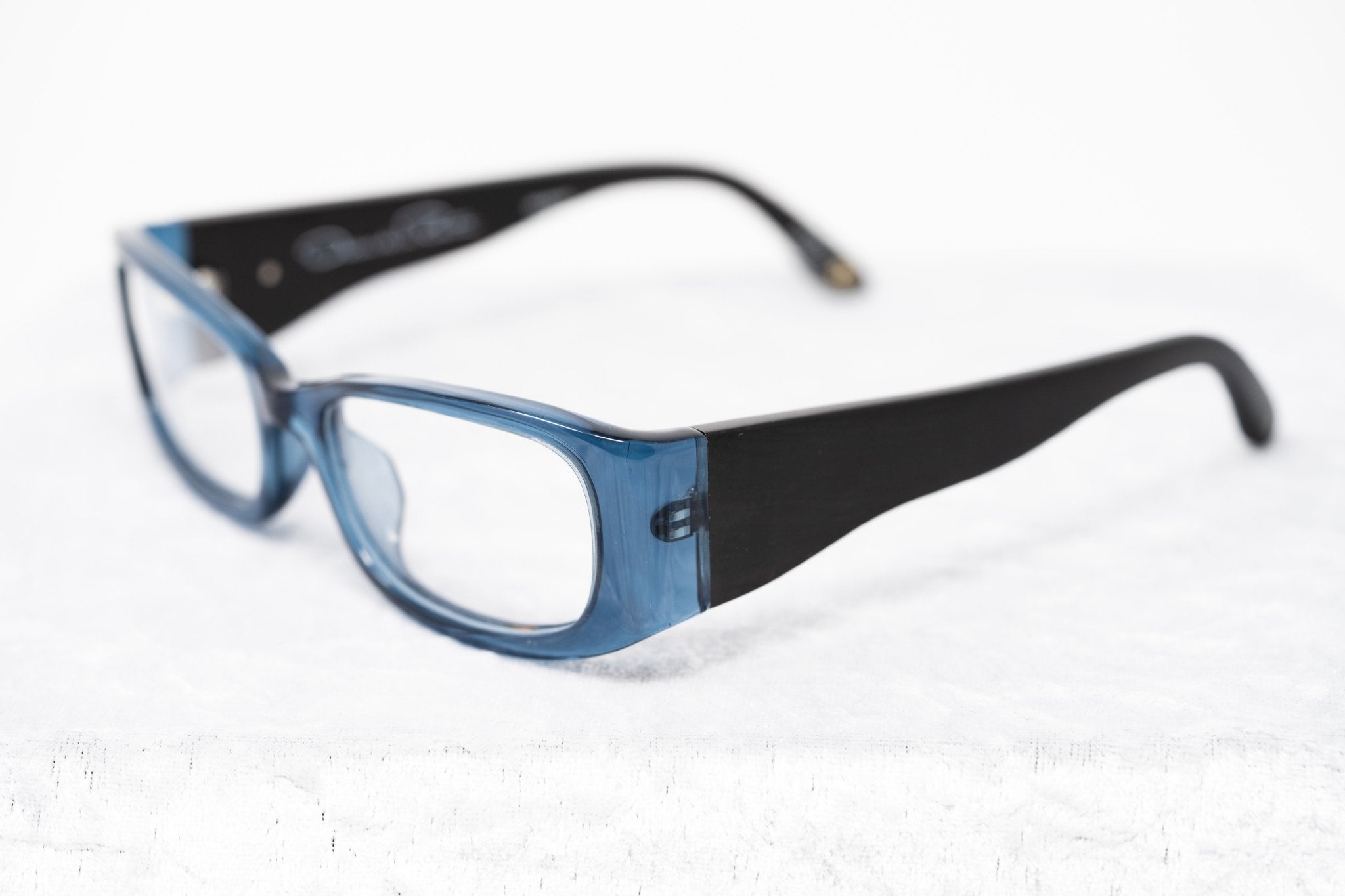 Oscar De La Renta Eyeglasses D-Frame Blue Brown and Clear-GR8 Sunglasses