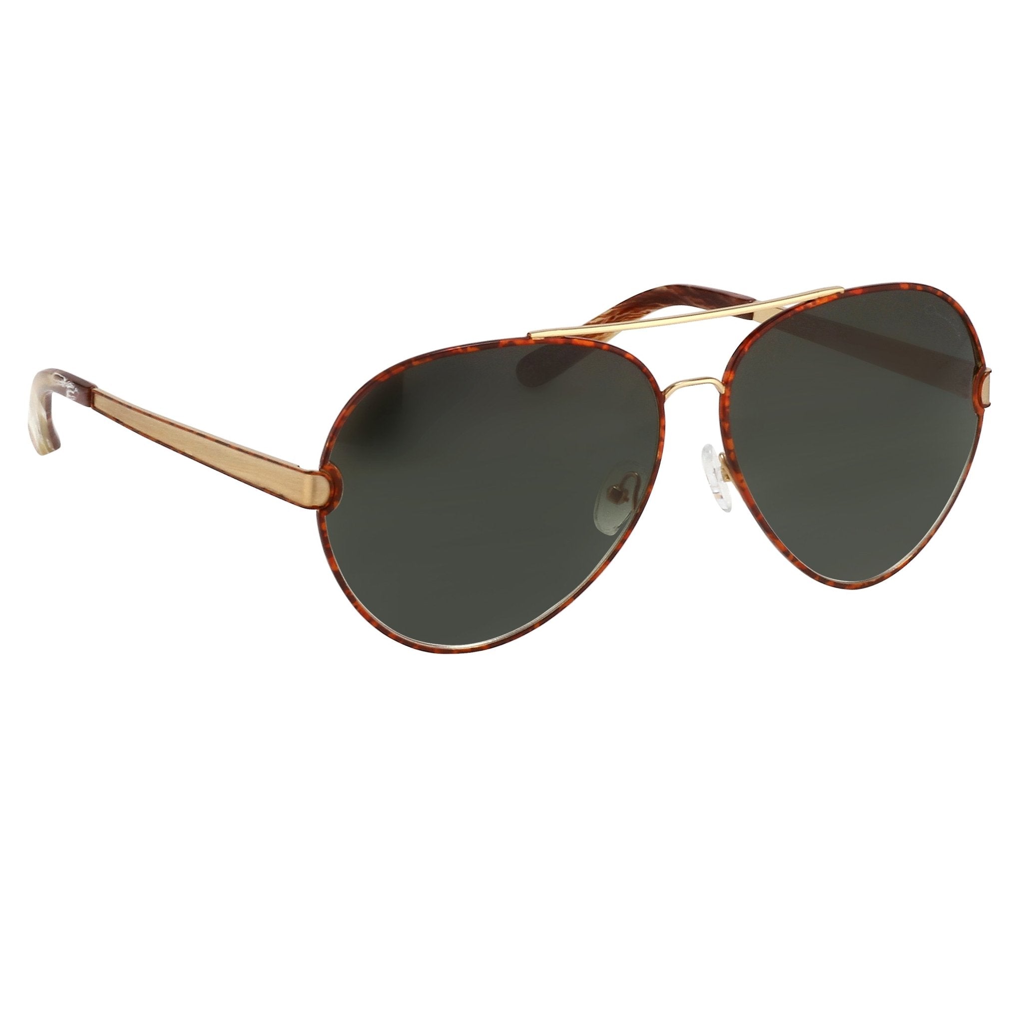 Oscar De La Renta Sunglasses Amber and Green-GR8 Sunglasses