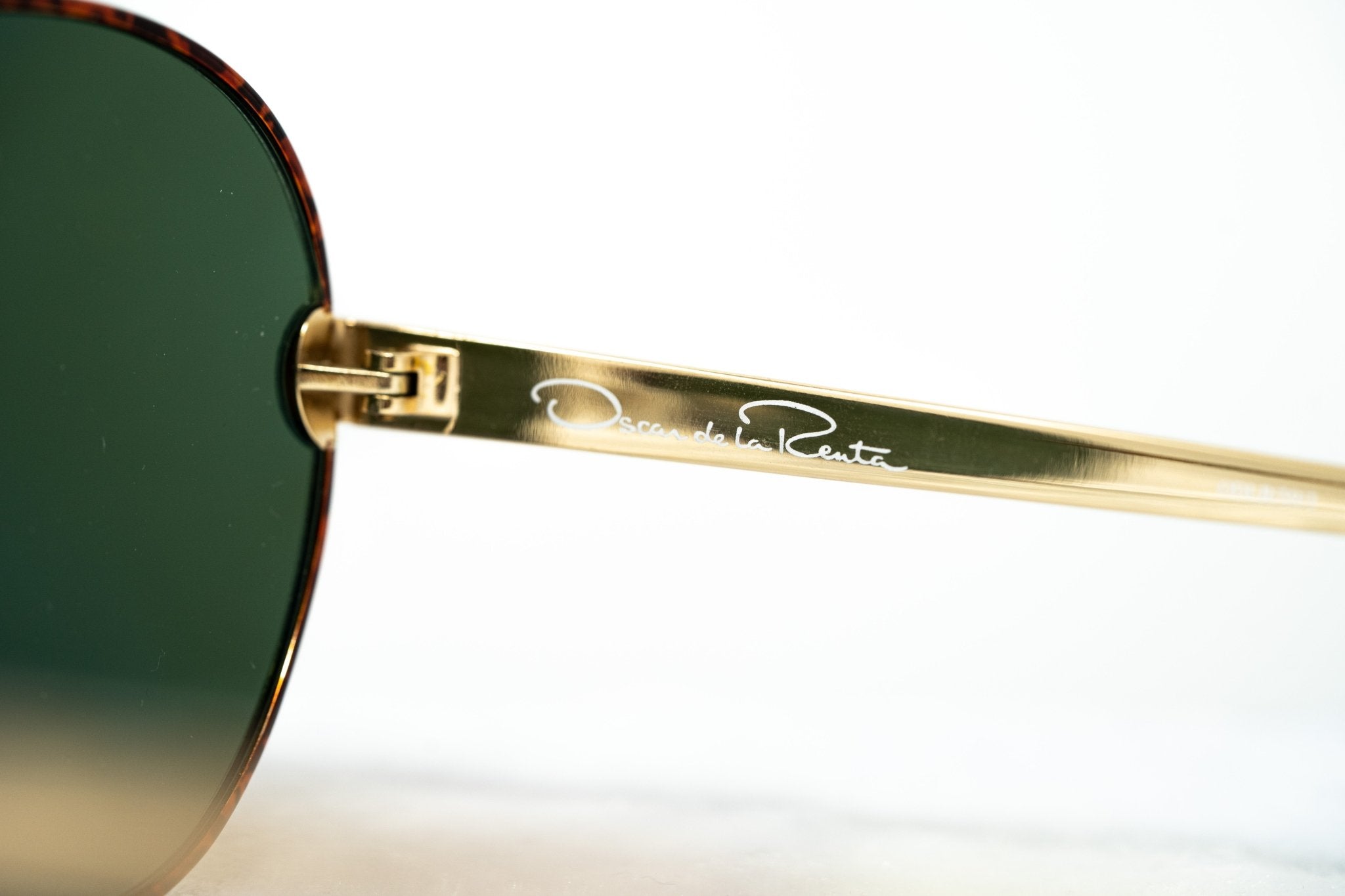 Oscar De La Renta Sunglasses Amber and Green-GR8 Sunglasses