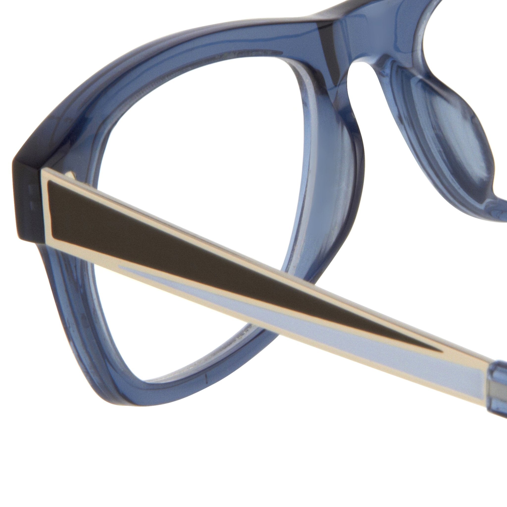 Oscar De La Renta Eyeglasses D-Frame Blue and Clear-GR8 Sunglasses