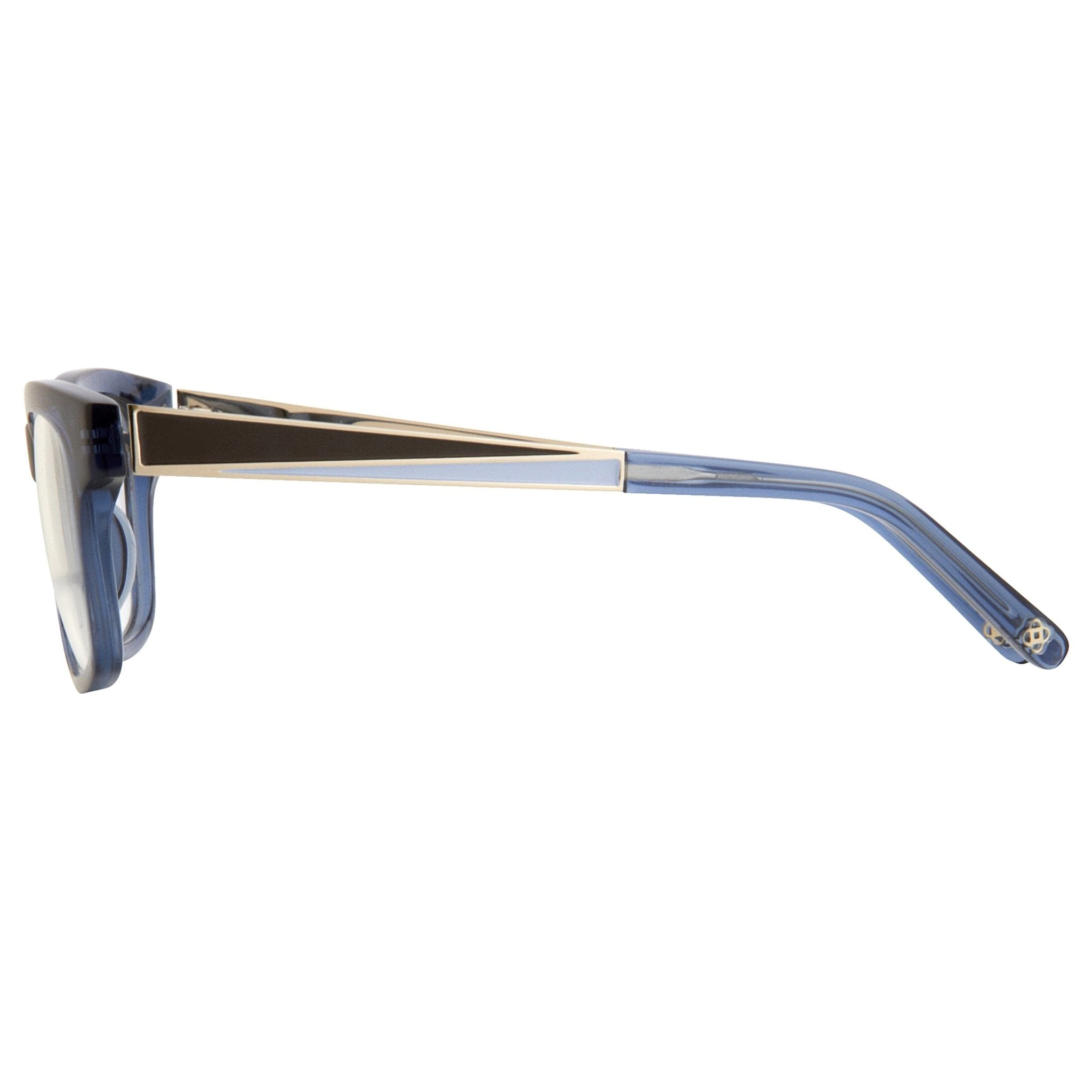 Oscar De La Renta Eyeglasses D-Frame Blue and Clear-GR8 Sunglasses