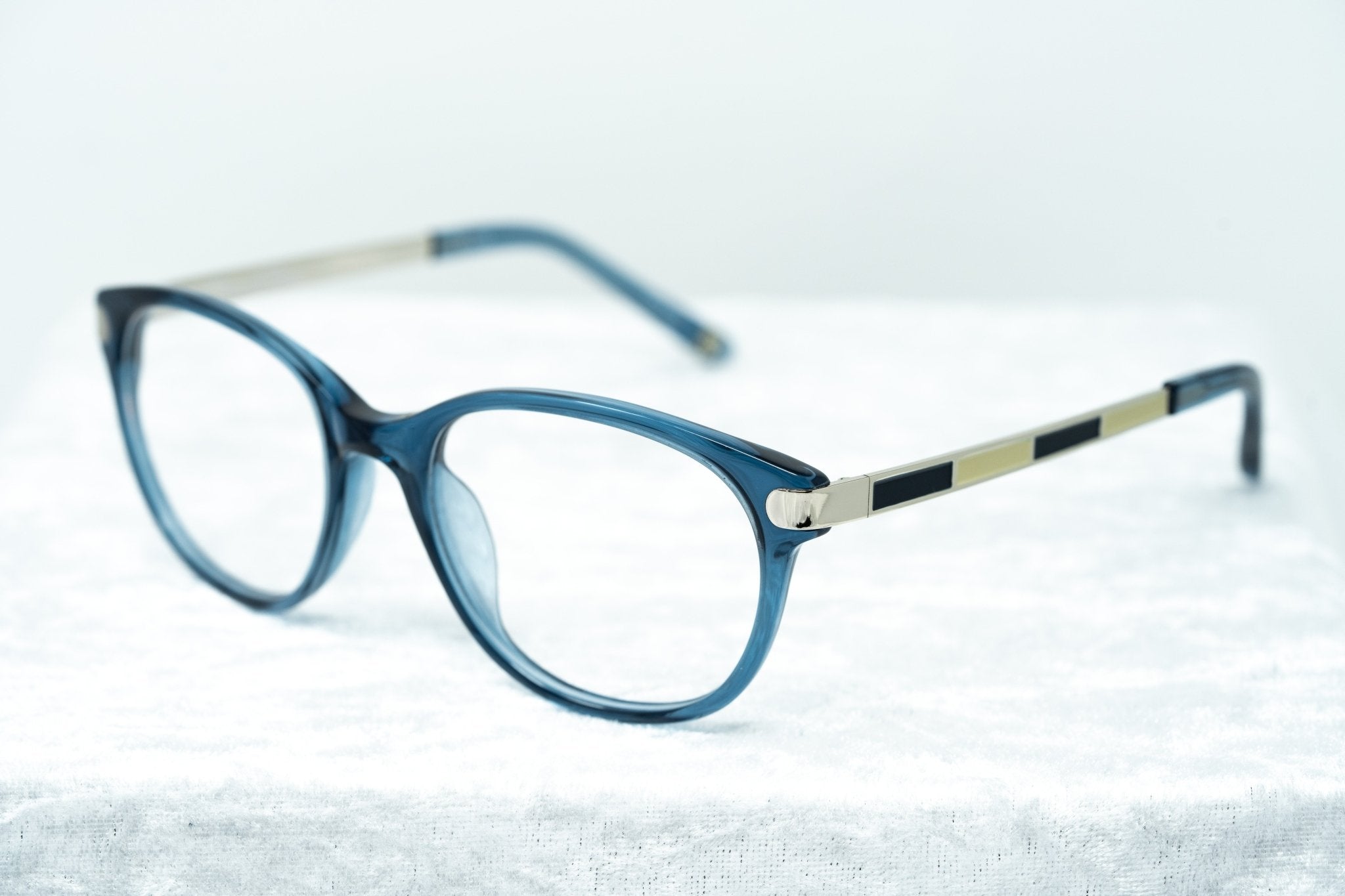 Oscar De La Renta Eyeglasses Oval Blue and Clear-GR8 Sunglasses