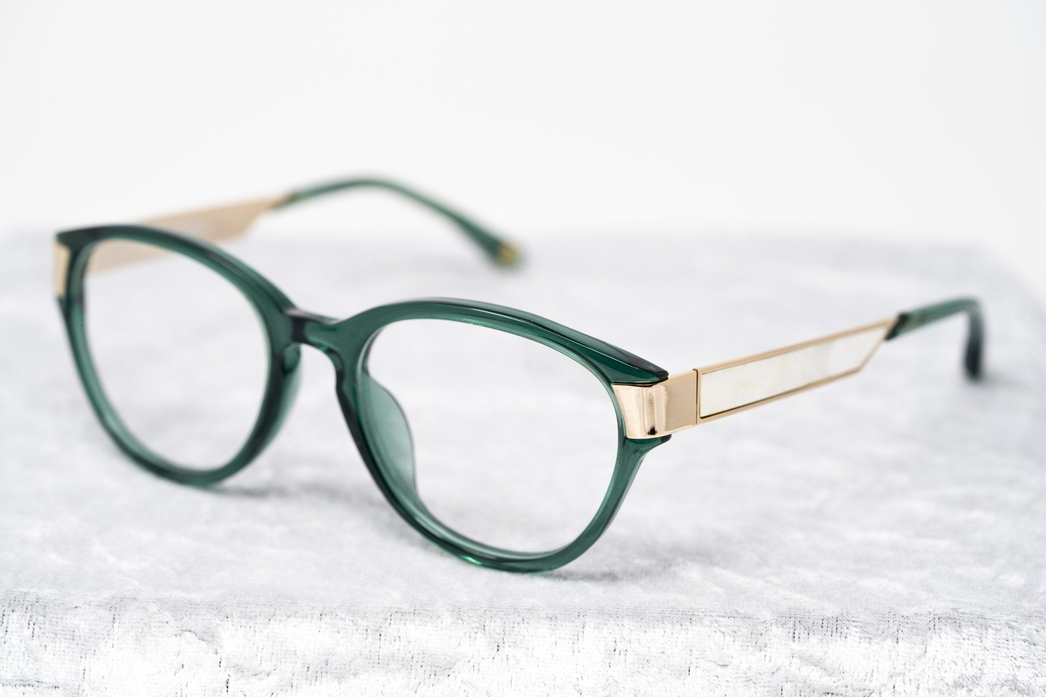 Oscar De La Renta Eyeglasses Oval Green and Clear-GR8 Sunglasses