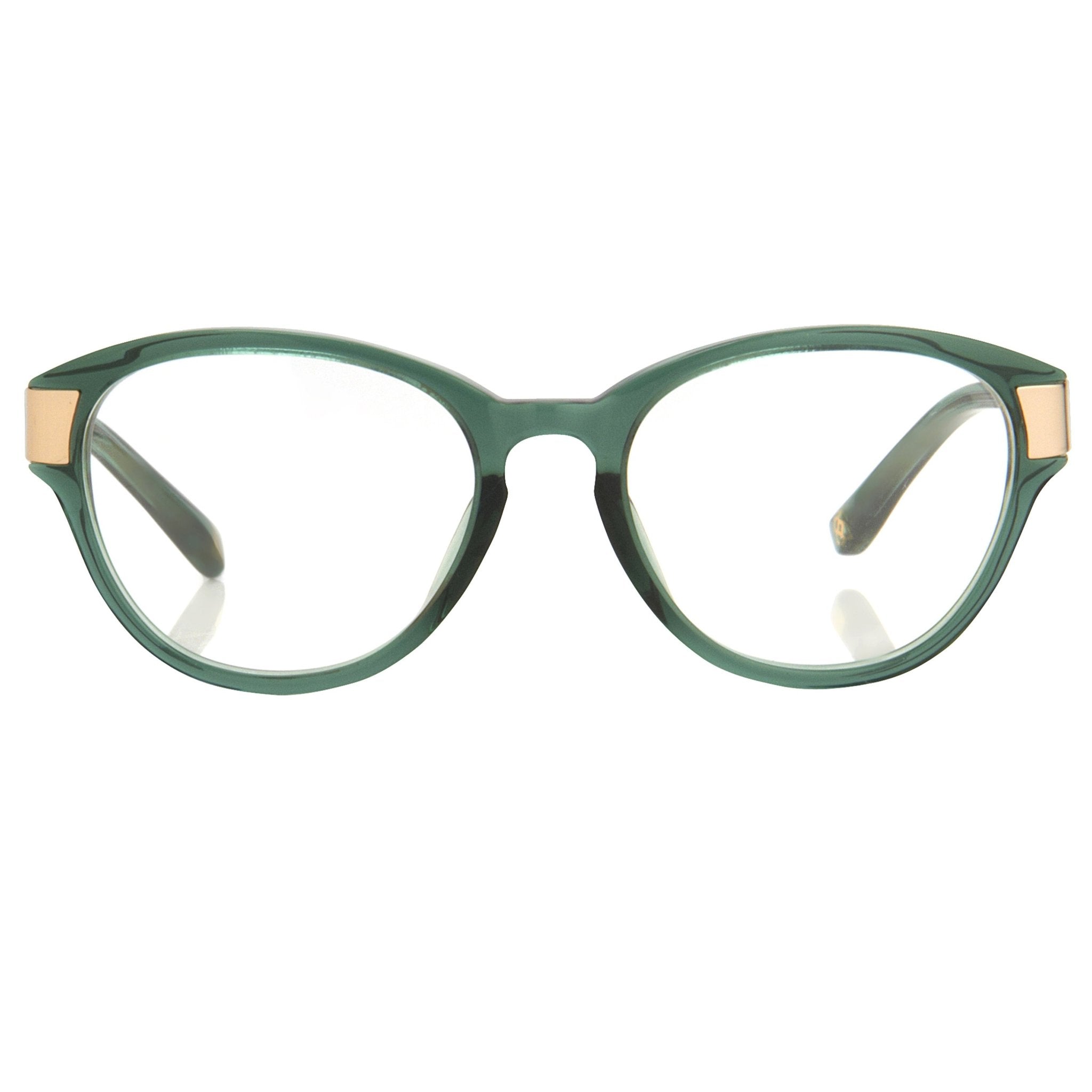Oscar De La Renta Eyeglasses Oval Green and Clear-GR8 Sunglasses