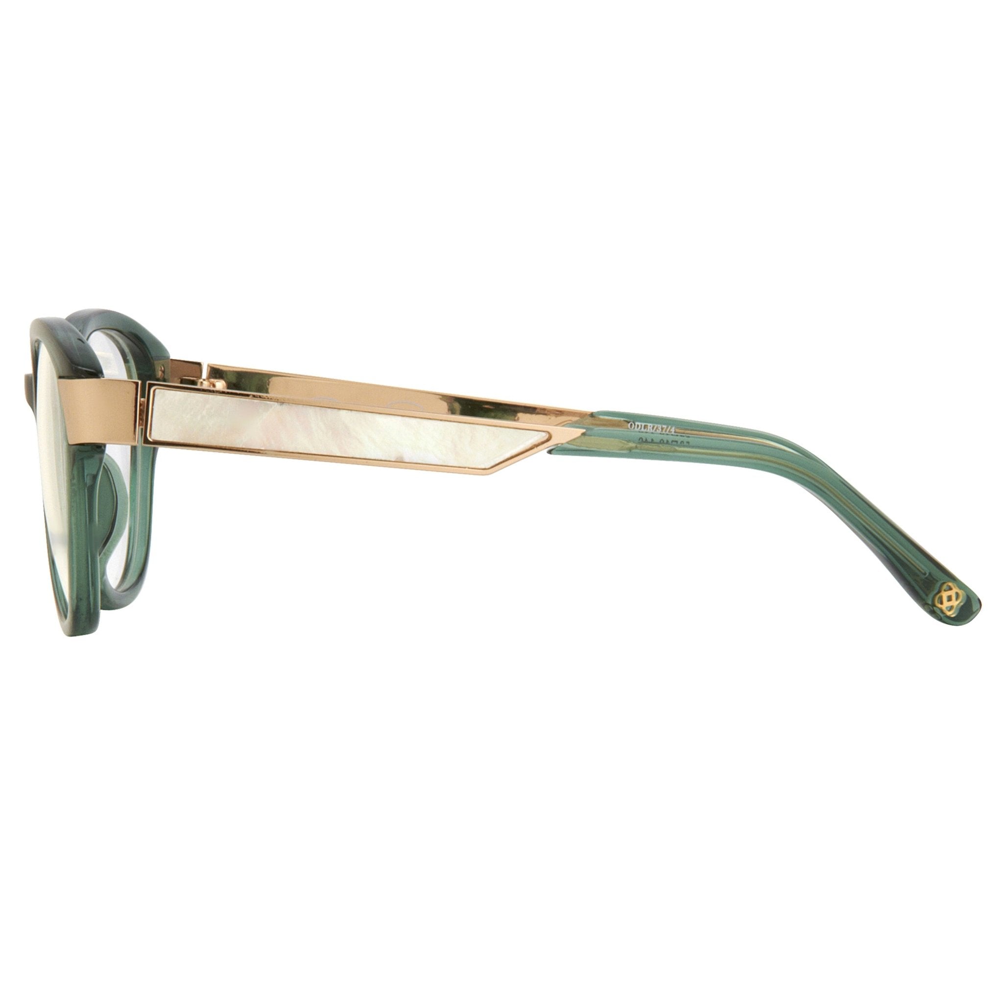 Oscar De La Renta Eyeglasses Oval Green and Clear-GR8 Sunglasses
