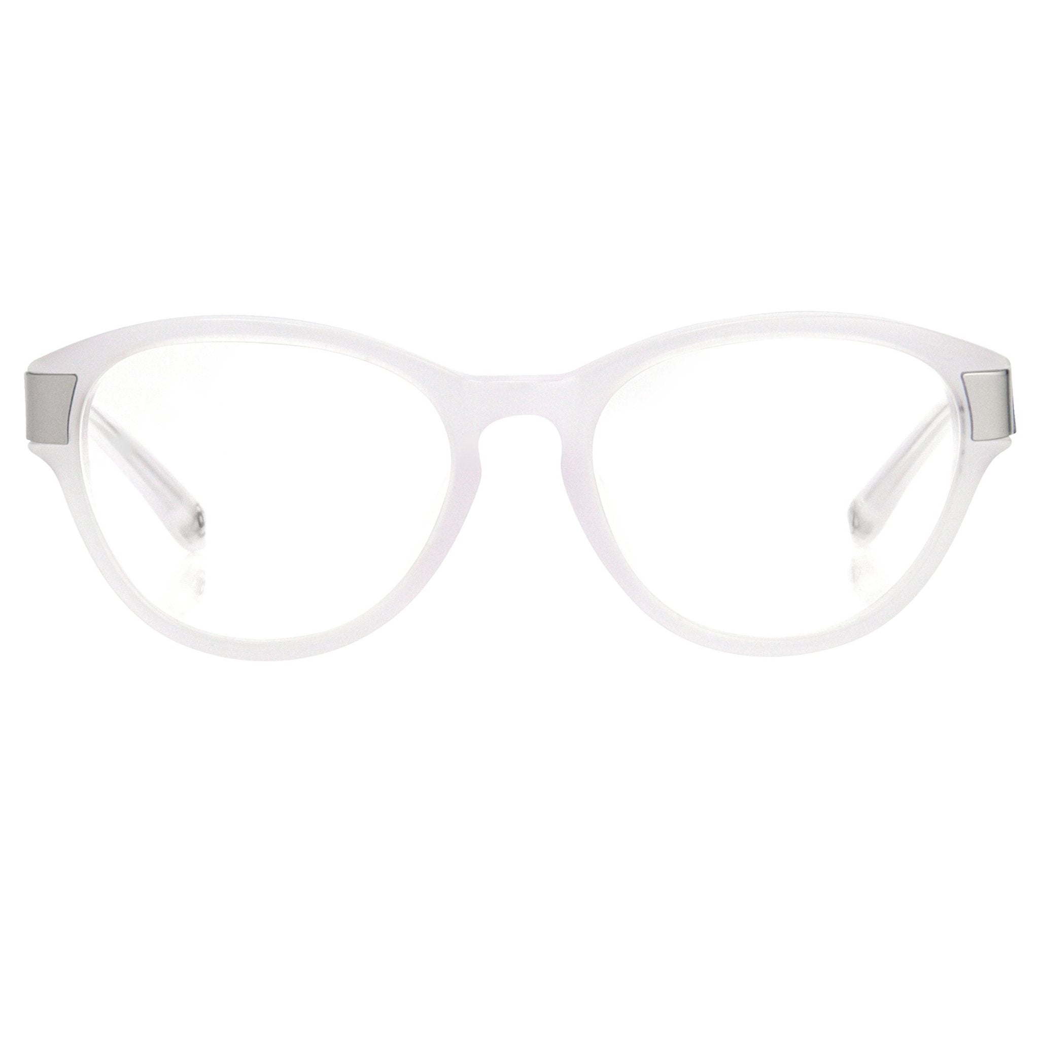 Oscar De La Renta Eyeglasses Oval Ivory White and Clear-GR8 Sunglasses
