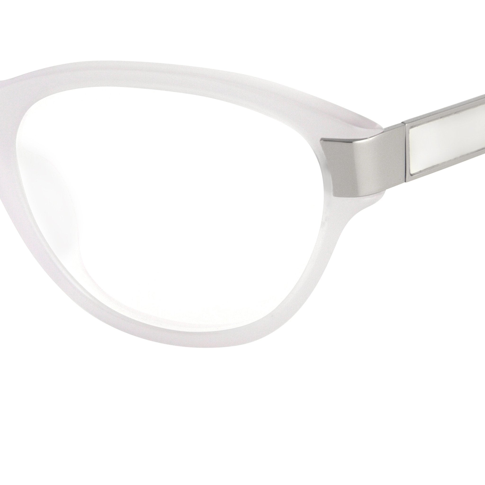 Oscar De La Renta Eyeglasses Oval Ivory White and Clear-GR8 Sunglasses