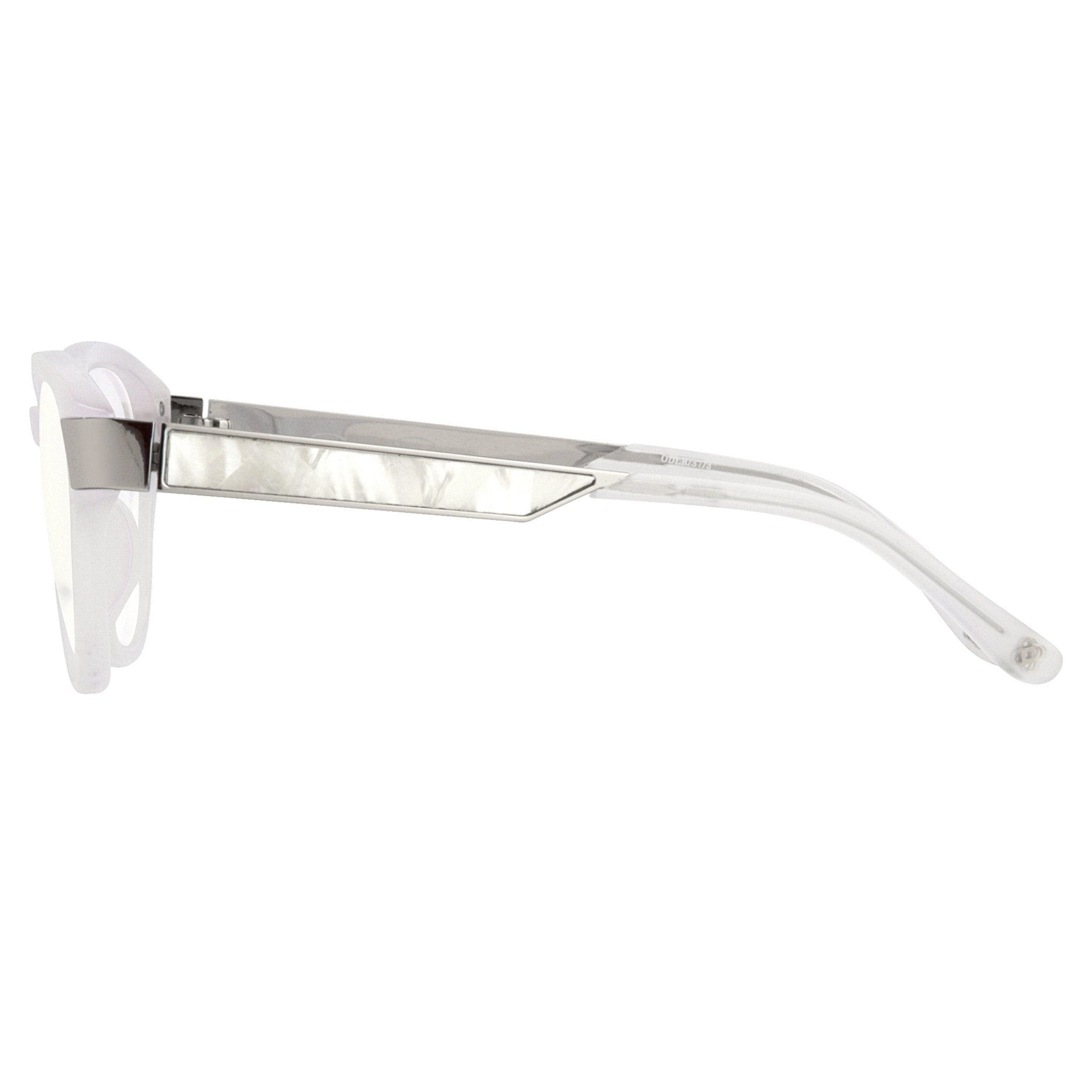 Oscar De La Renta Eyeglasses Oval Ivory White and Clear-GR8 Sunglasses