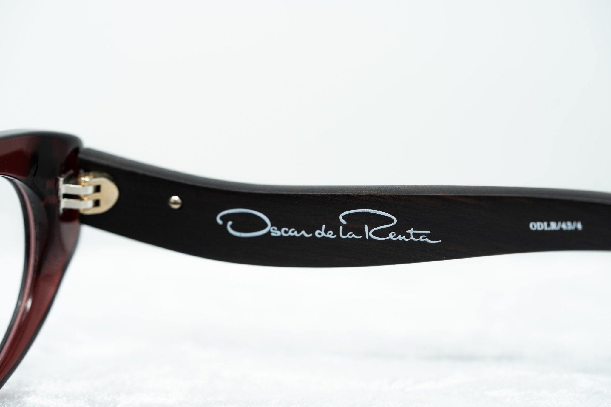 Oscar De La Renta Eyeglasses Oval Sandalwood Ruby and Clear-GR8 Sunglasses