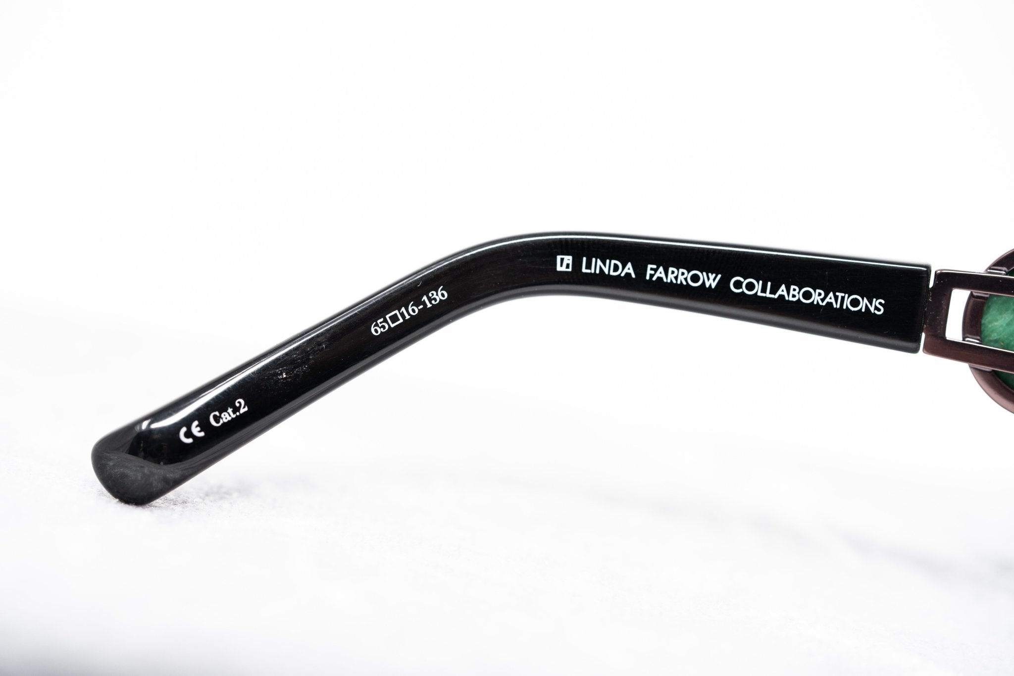 Oscar De La Renta Sunglasses Oval Bronze and Green-GR8 Sunglasses