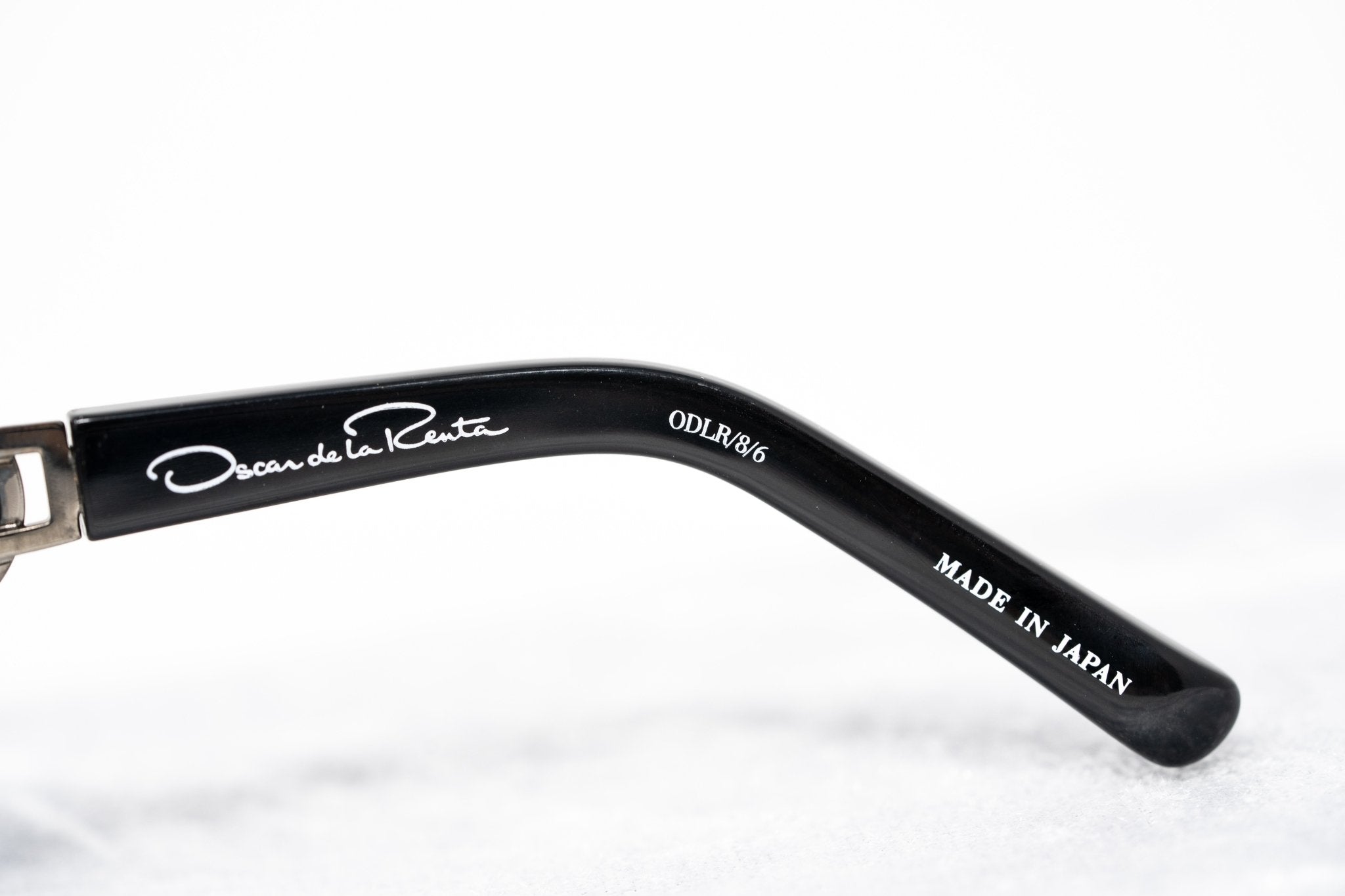 Oscar De La Renta Sunglasses Oval Gun Metal and Grey-GR8 Sunglasses