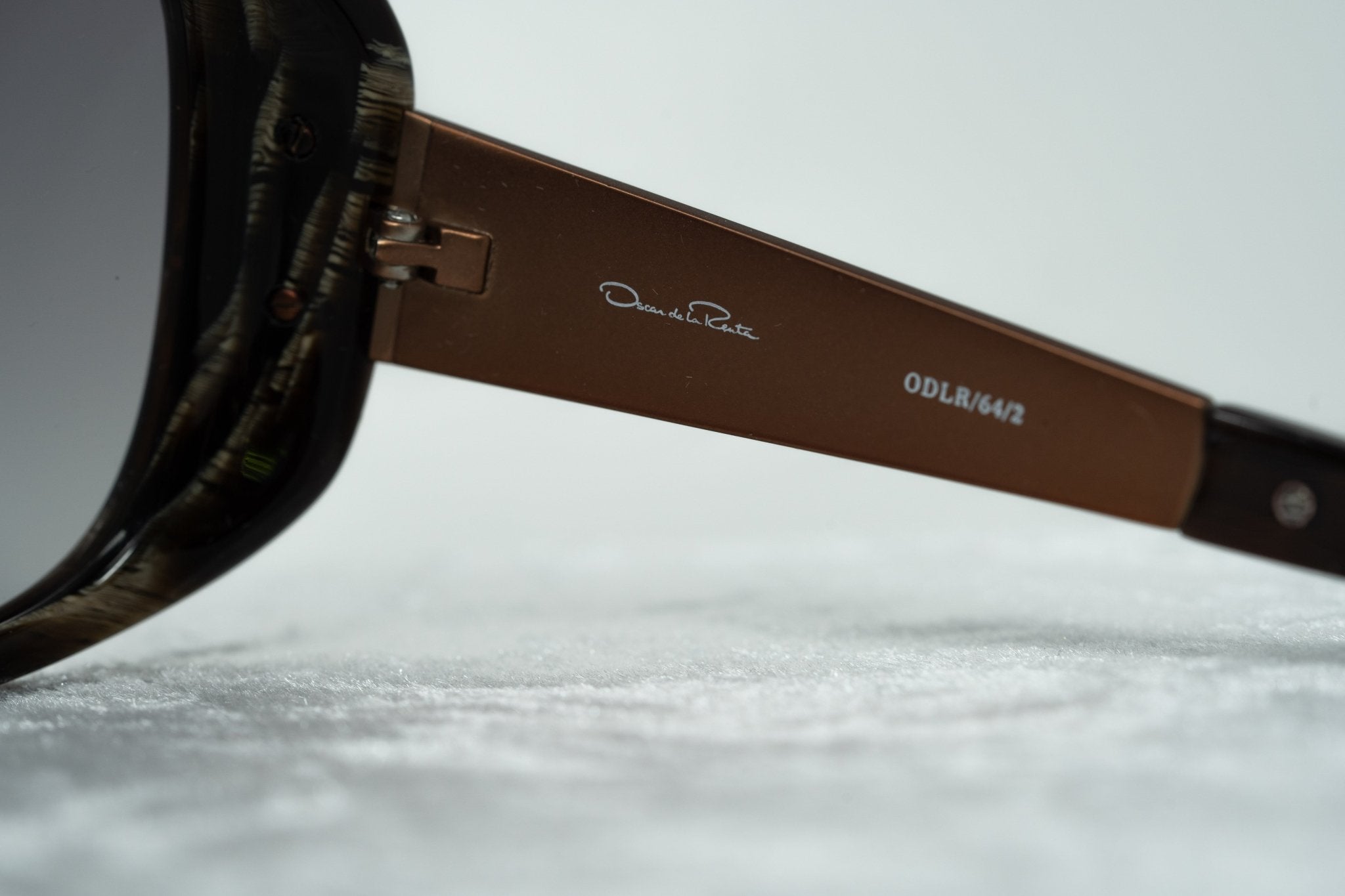 Oscar De La Renta Sunglasses Oversized Horn and Grey-GR8 Sunglasses