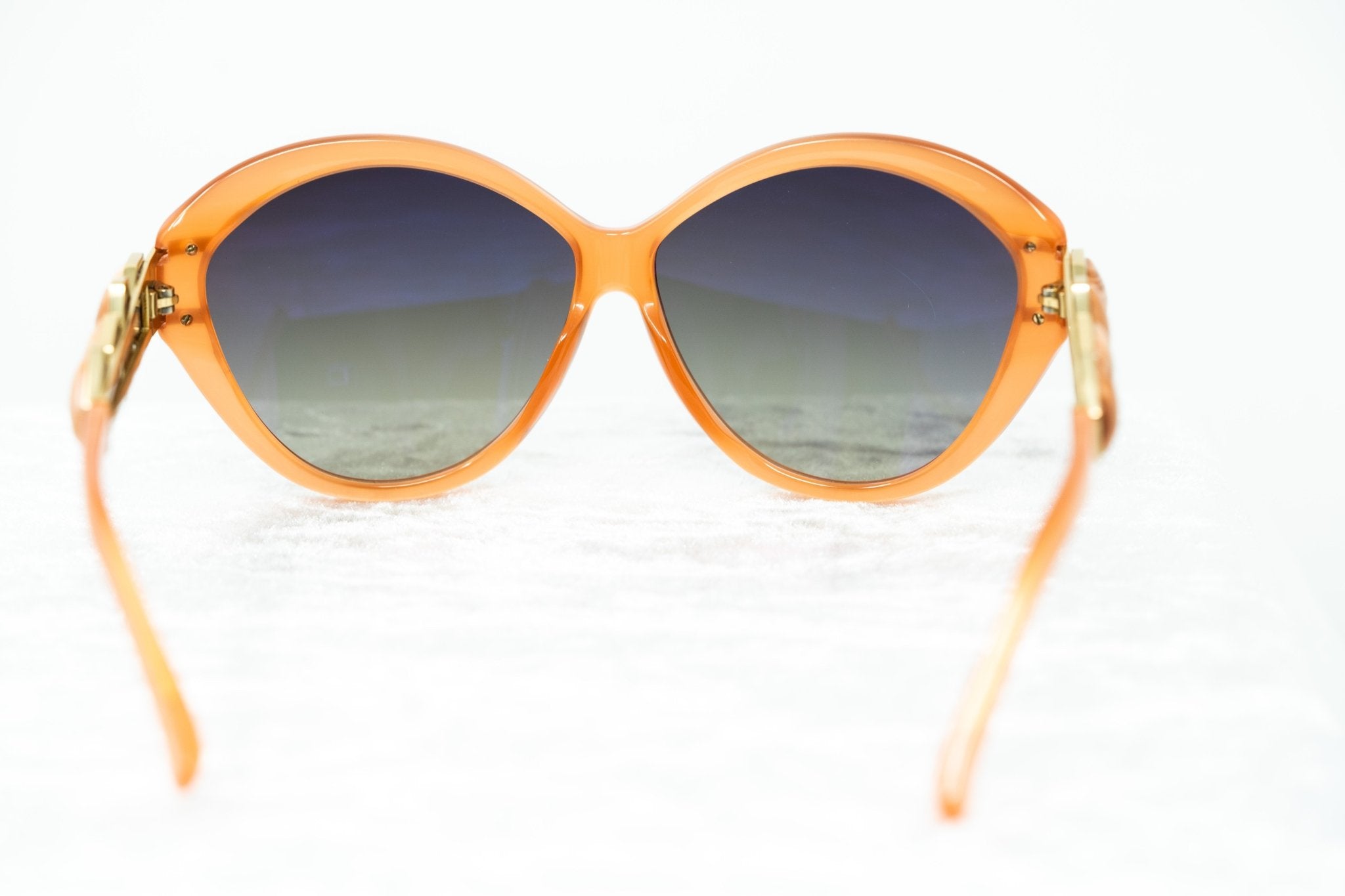 Oscar De La Renta Sunglasses Oversized Orange-GR8 Sunglasses