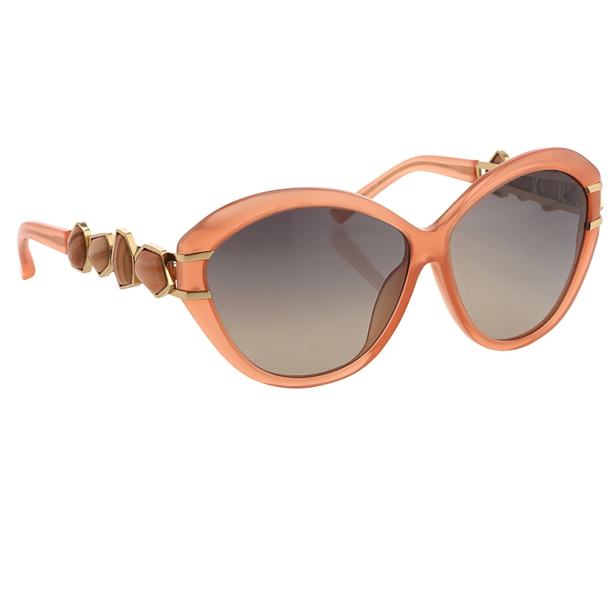 Oscar De La Renta Sunglasses Oversized Orange-GR8 Sunglasses