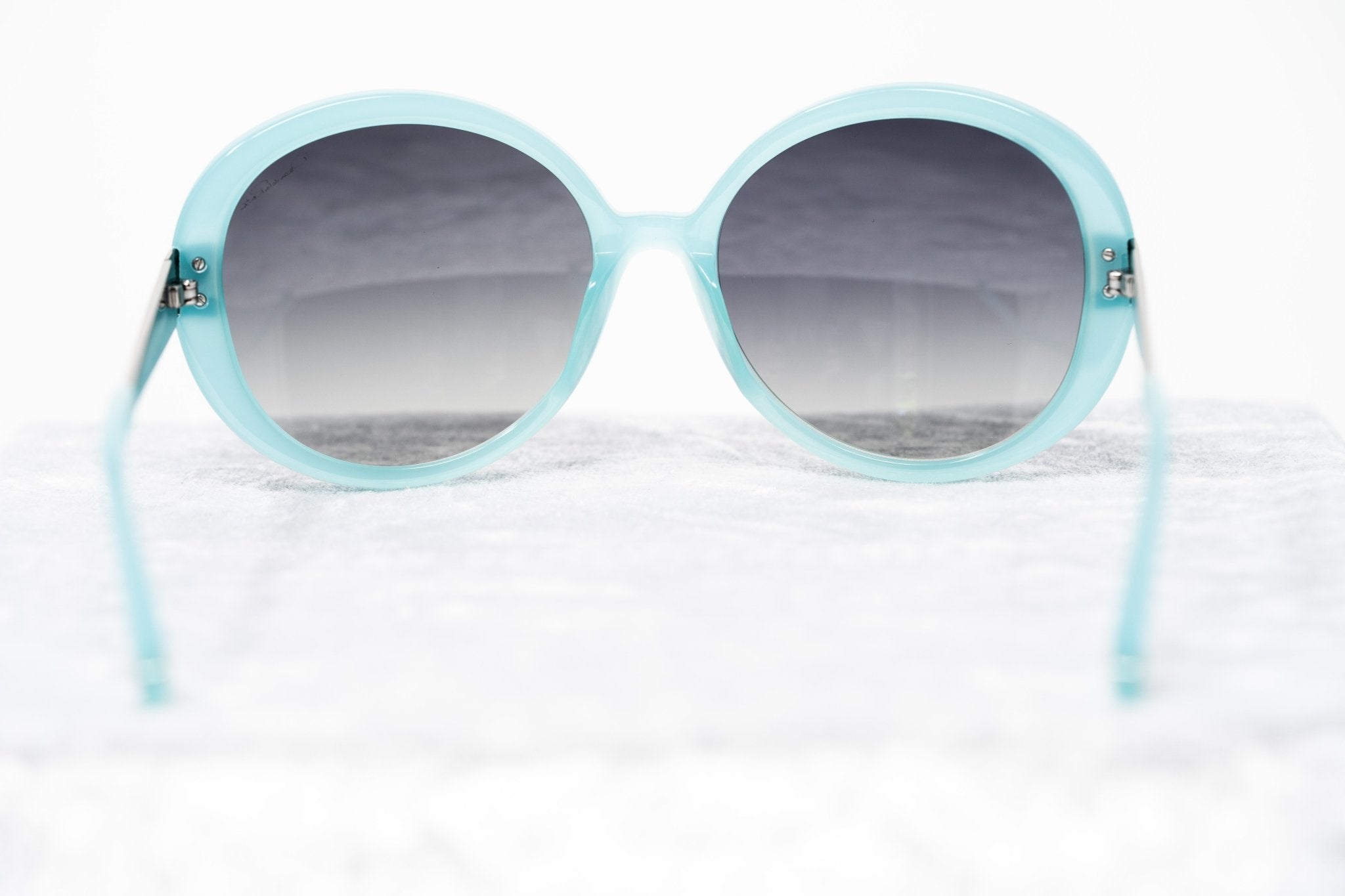 Oscar De La Renta Sunglasses Oversized Aqua and Grey-GR8 Sunglasses