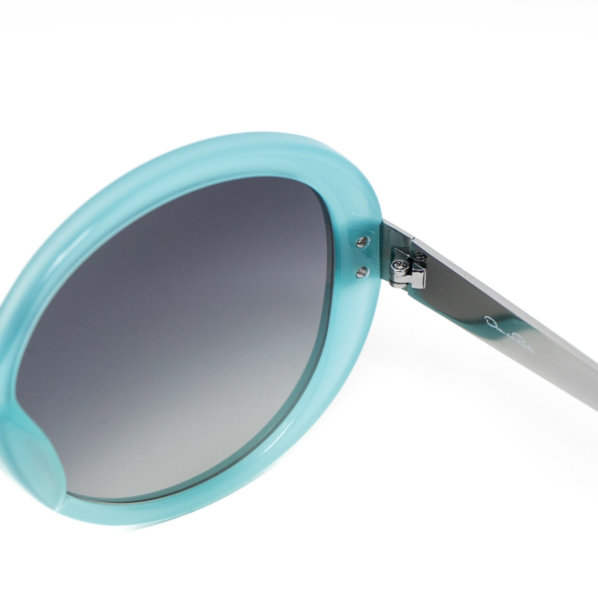 Oscar De La Renta Sunglasses Oversized Aqua and Grey-GR8 Sunglasses