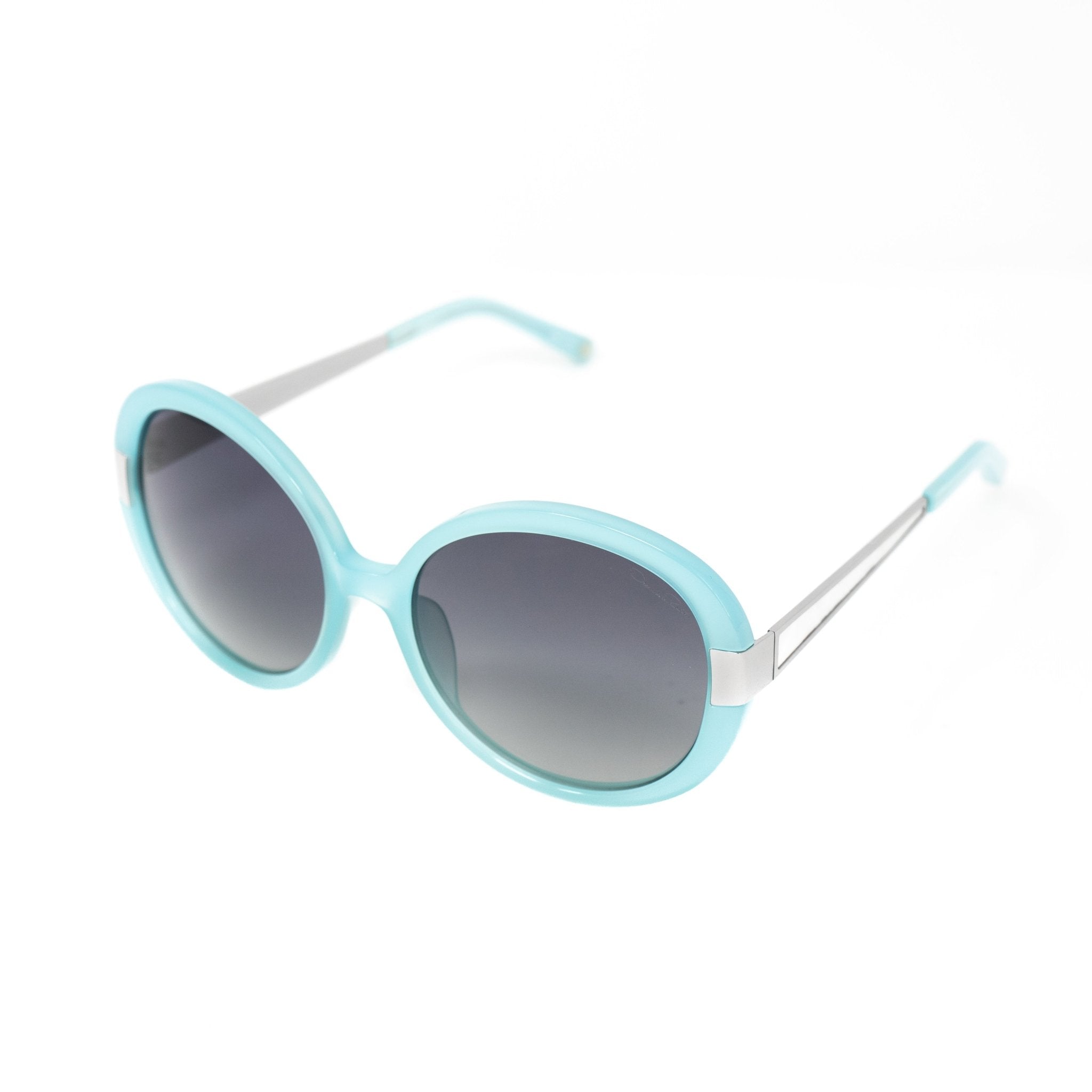 Oscar De La Renta Sunglasses Oversized Aqua and Grey-GR8 Sunglasses