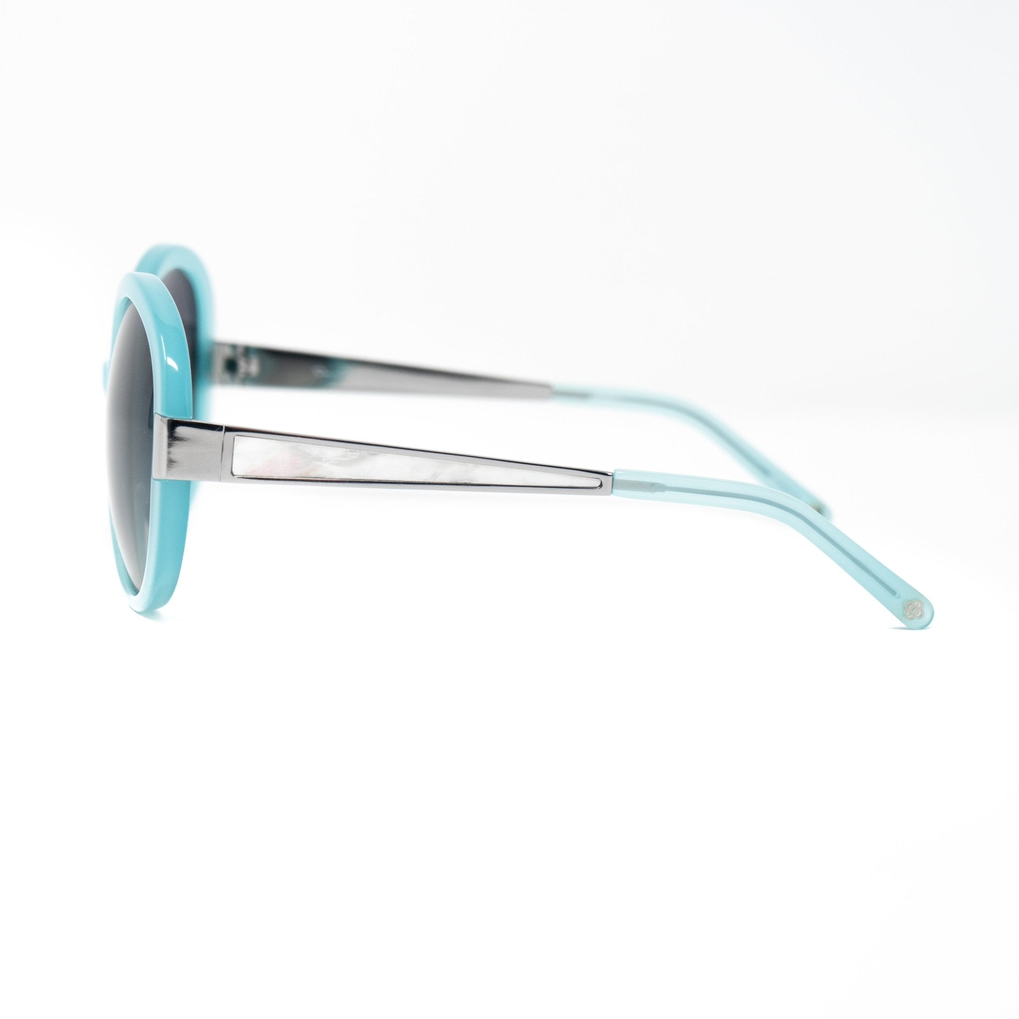 Oscar De La Renta Sunglasses Oversized Aqua and Grey-GR8 Sunglasses