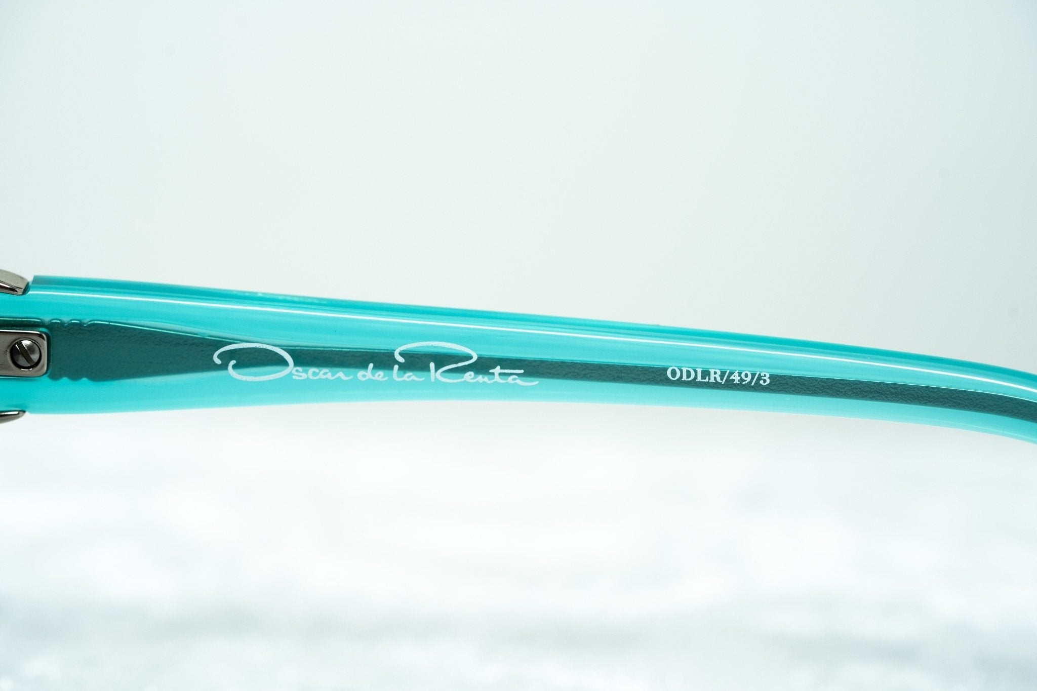 Oscar De La Renta Sunglasses Oversized Silver Multicolour Enamel and Grey-GR8 Sunglasses