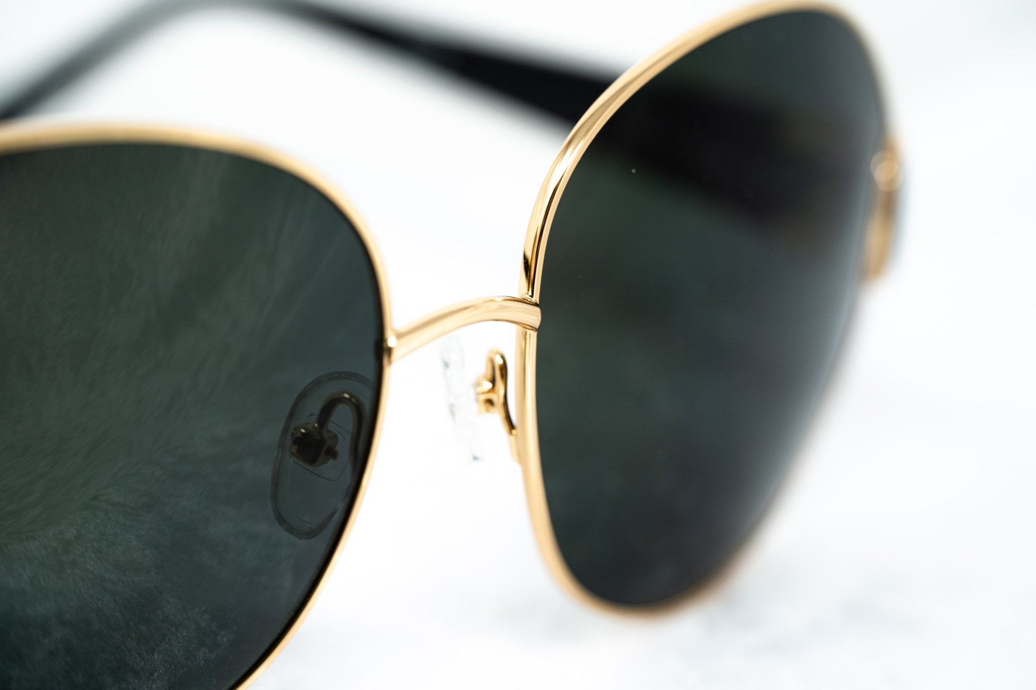Oscar De La Renta Sunglasses Oversized Gold and Grey-GR8 Sunglasses