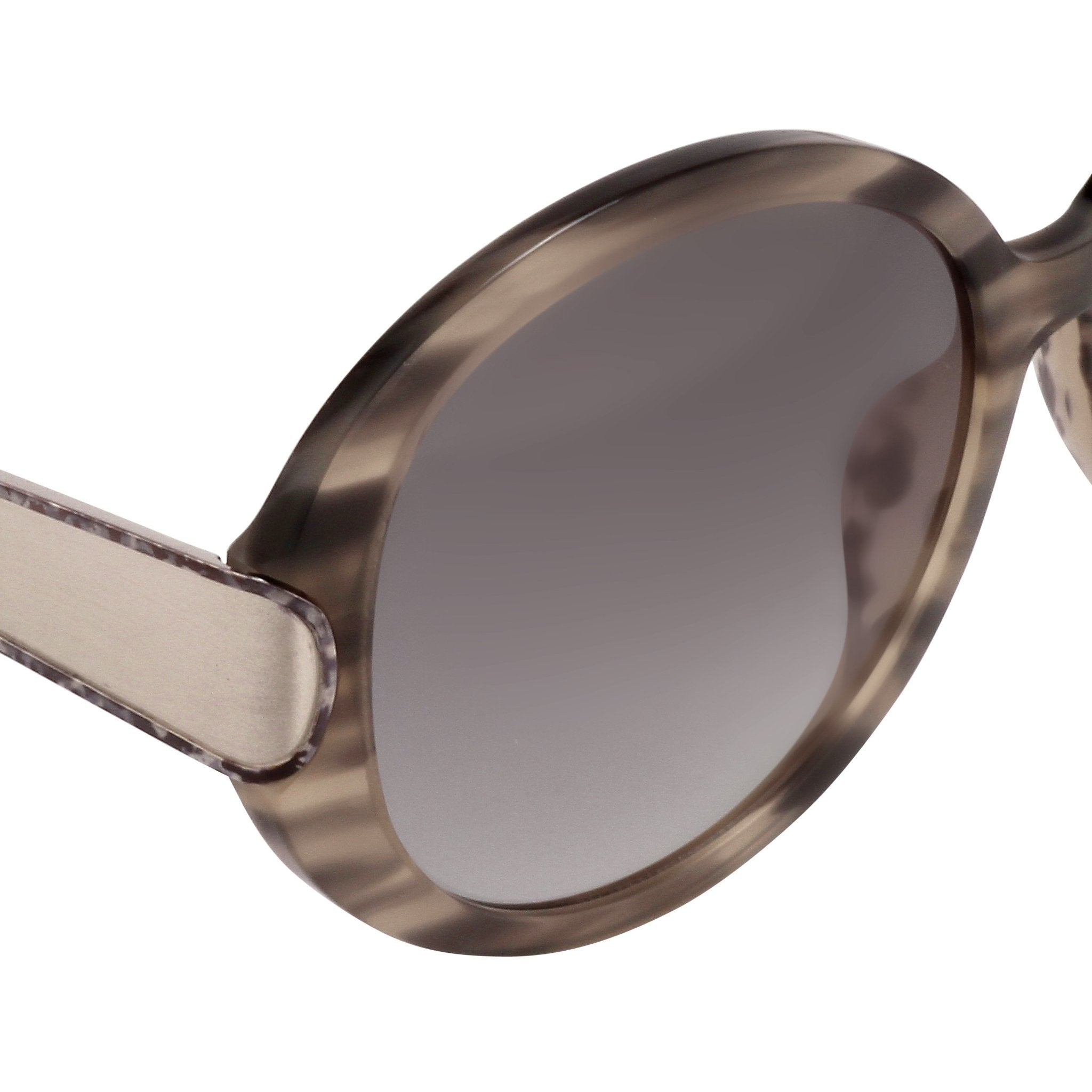 Oscar De La Renta Sunglasses Oversized Inky Horn and Grey-GR8 Sunglasses