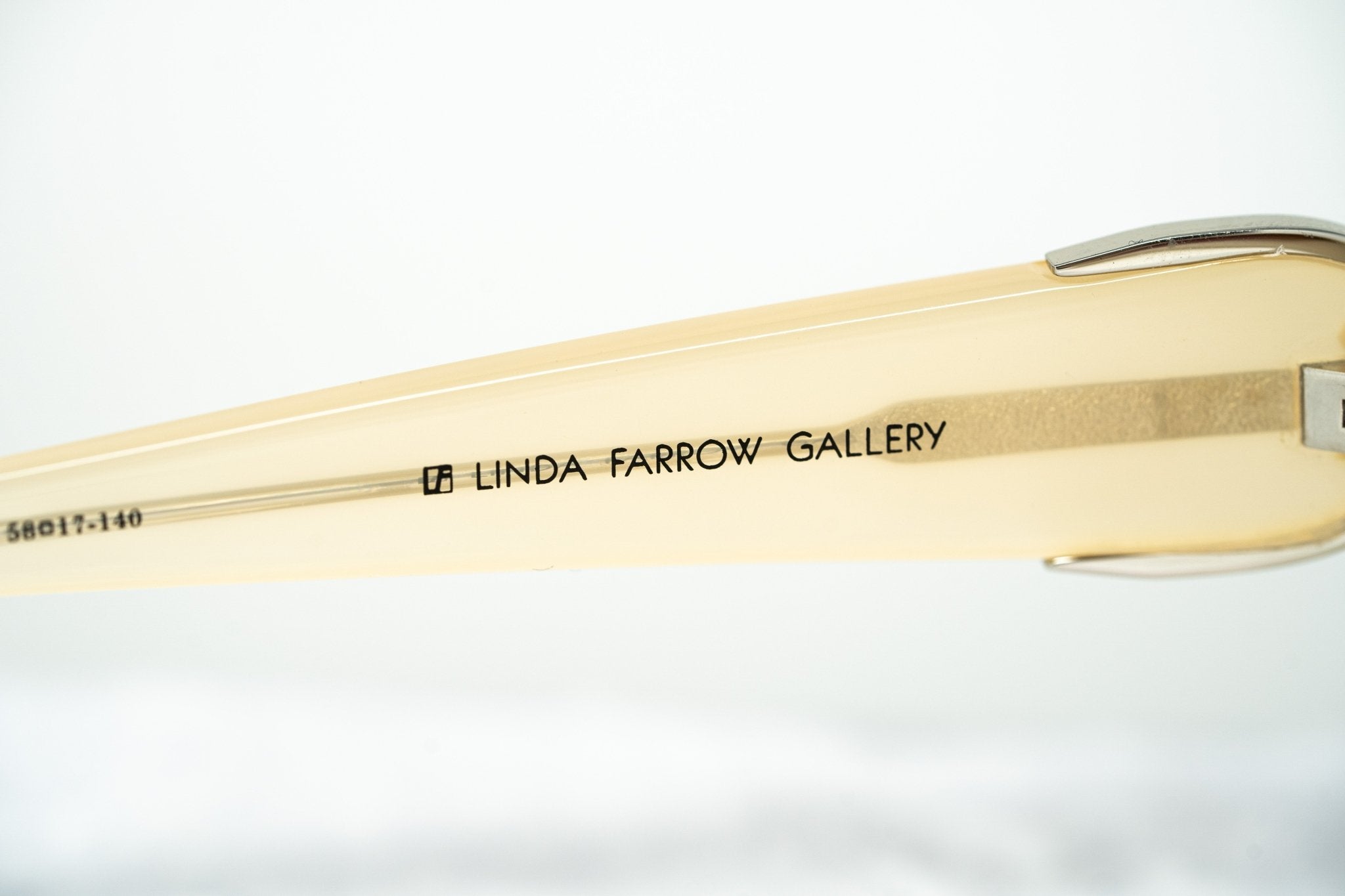 Oscar De La Renta Sunglasses Oversized Nude Silver and Amber-GR8 Sunglasses