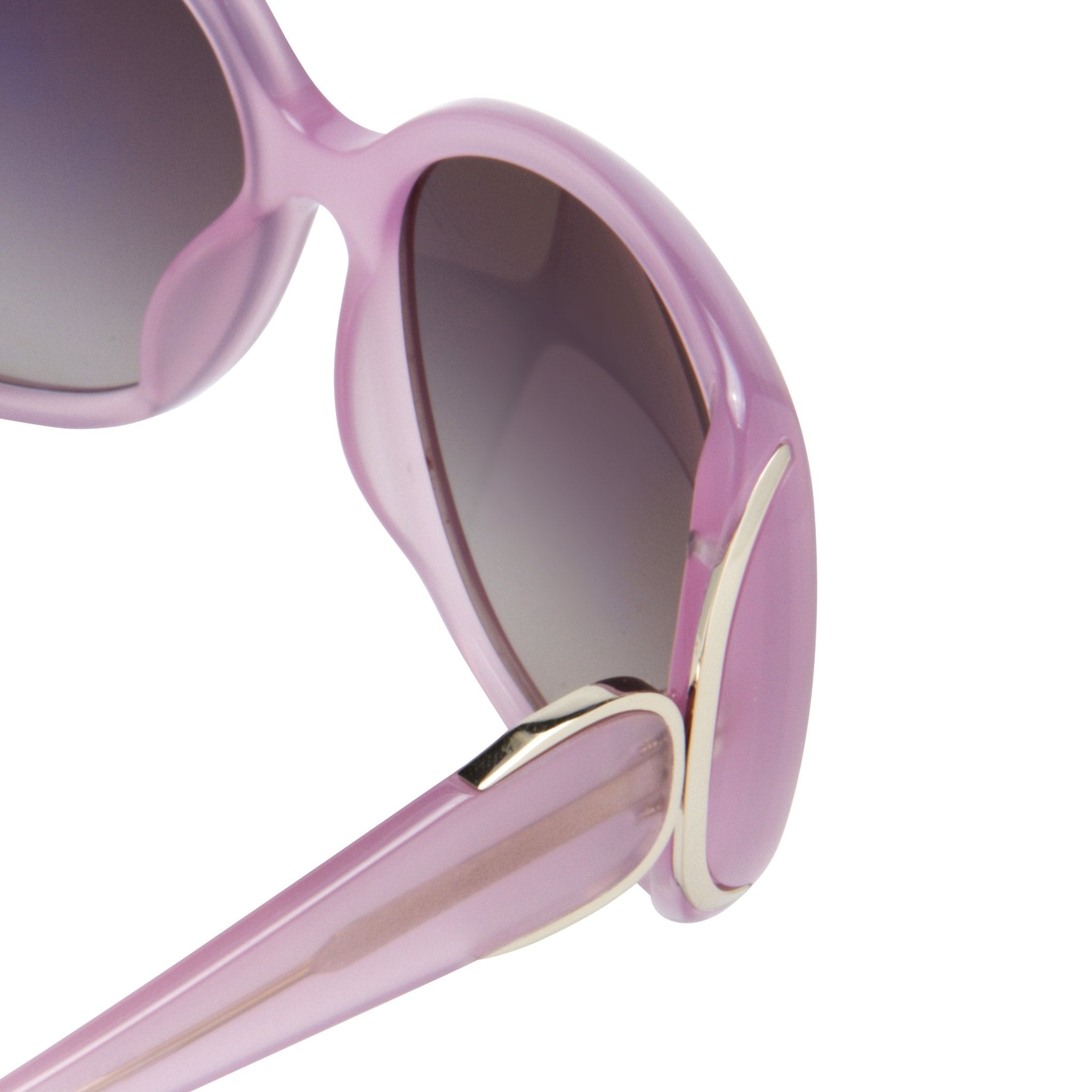 Oscar De La Renta Sunglasses Oversized Pink and Dark Grey-GR8 Sunglasses