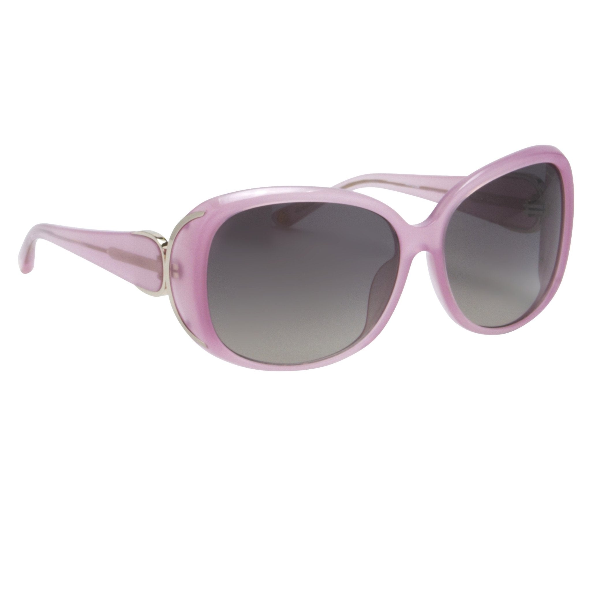 Oscar De La Renta Sunglasses Oversized Pink and Dark Grey-GR8 Sunglasses
