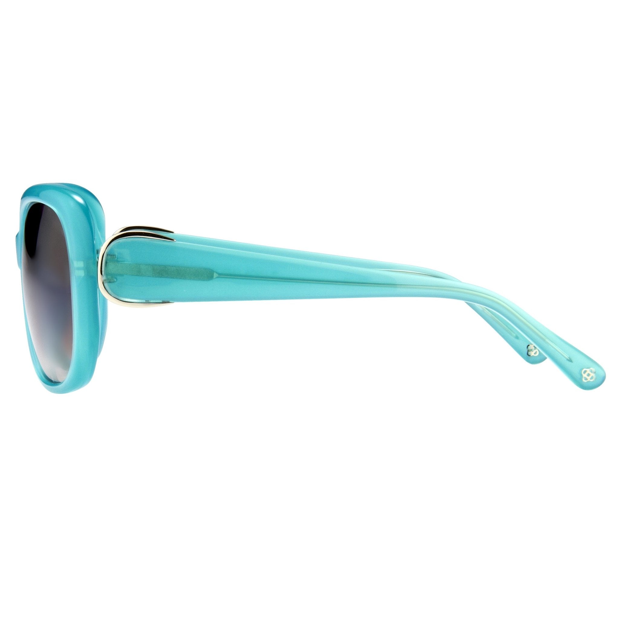 Oscar De La Renta Women Sunglasses Oversized Frame Spearmint and Purple Lenses Category 3 - ODLR45C4SUN - Watches & Crystals