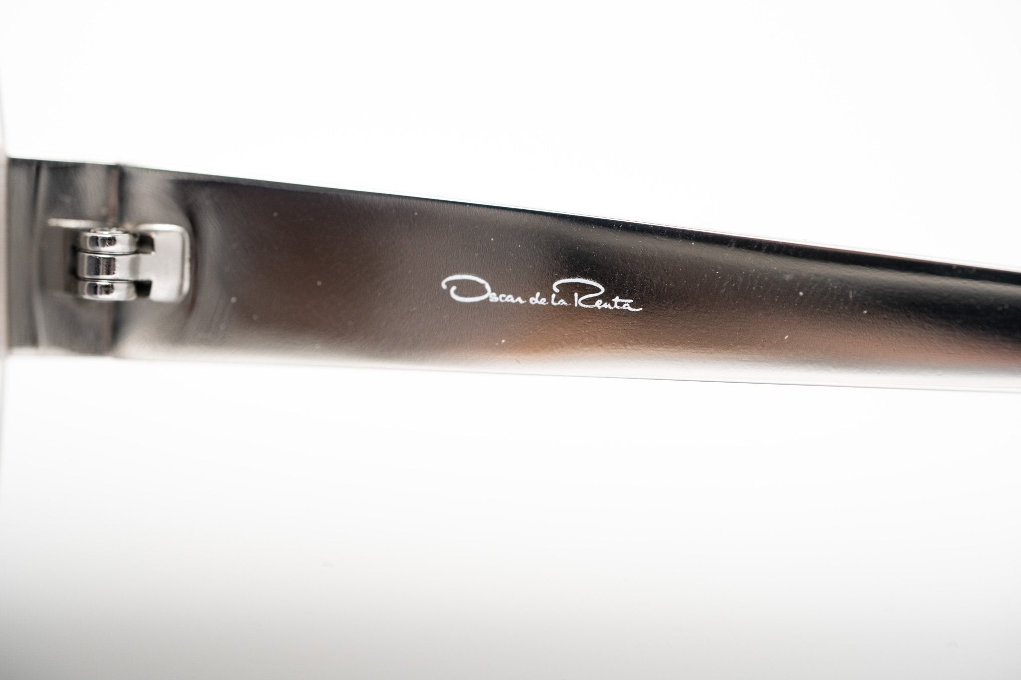 Oscar De La Renta Sunglasses Round Ivory and Grey-GR8 Sunglasses