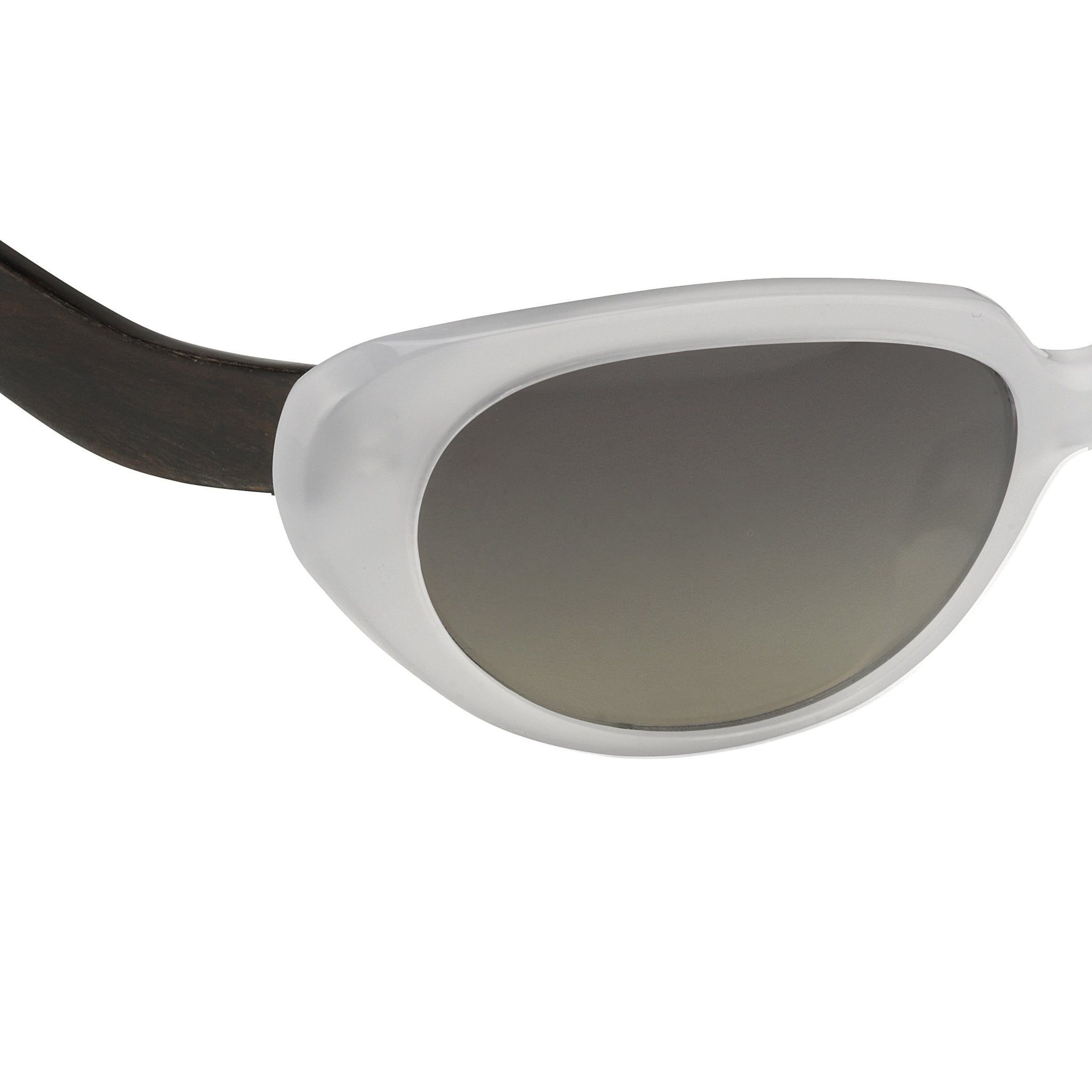 Oscar De La Renta Sunglasses Oval Ivory and Grey-GR8 Sunglasses
