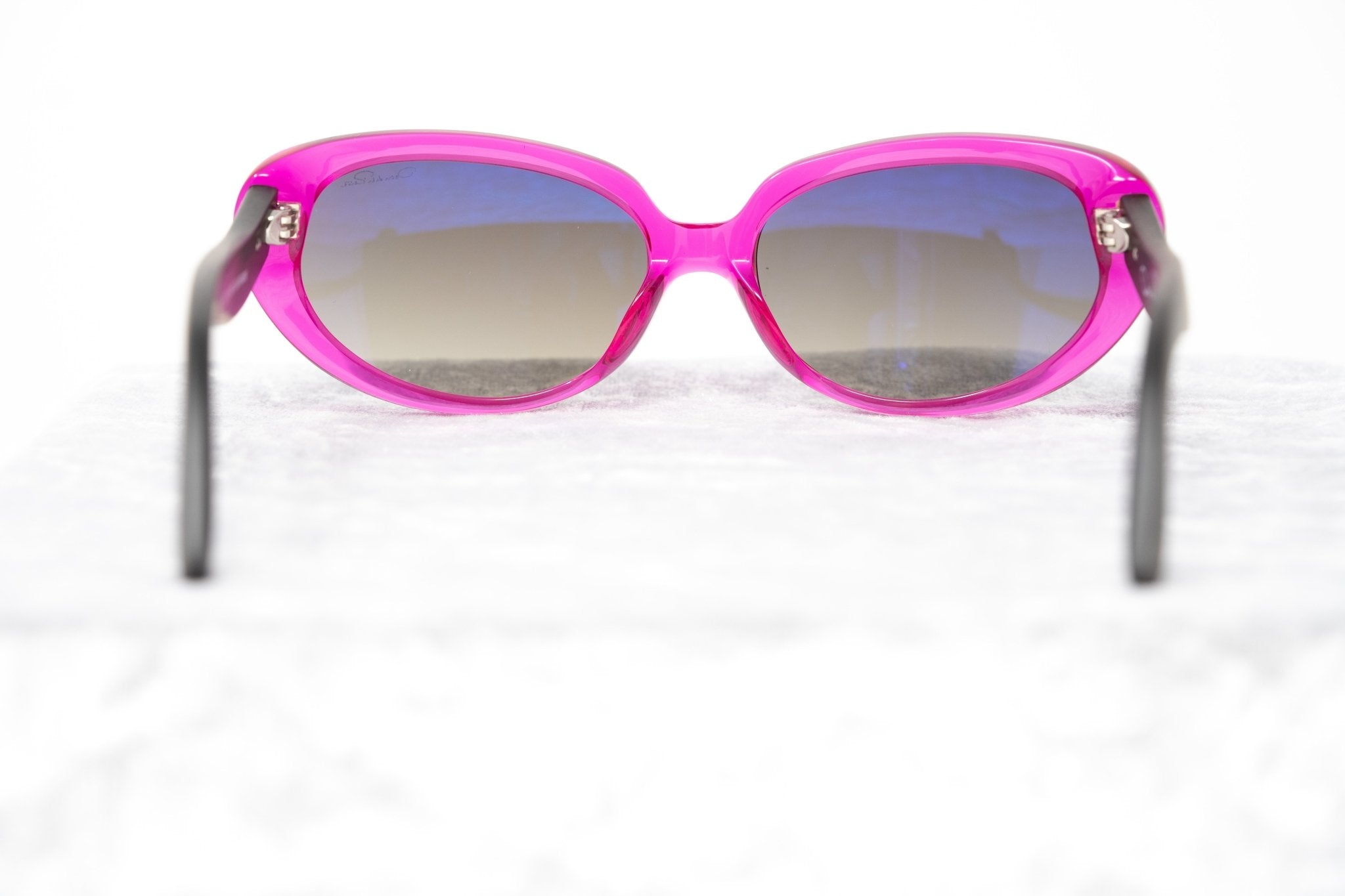 Oscar De La Renta Sunglasses Oval Pink and Grey-GR8 Sunglasses