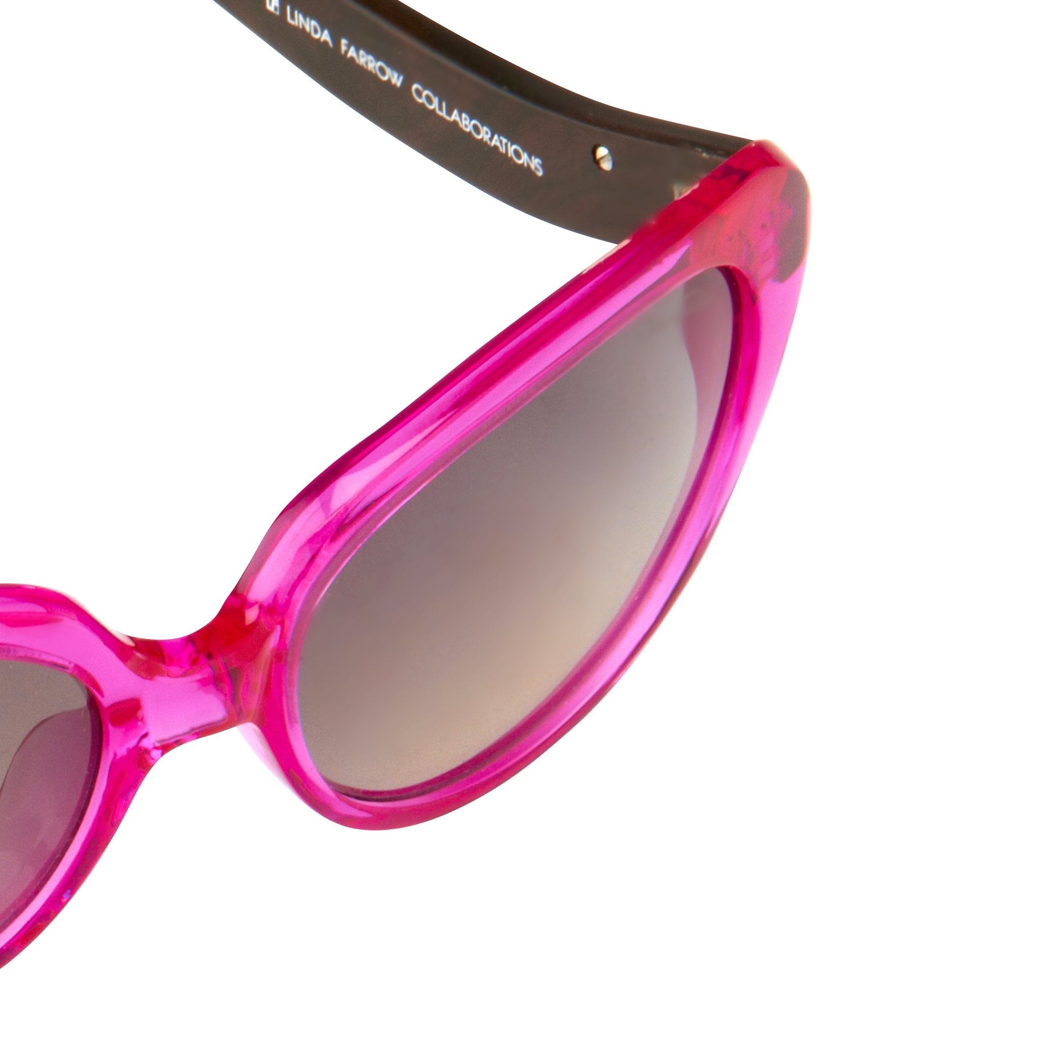 Oscar De La Renta Sunglasses Oval Pink and Grey-GR8 Sunglasses
