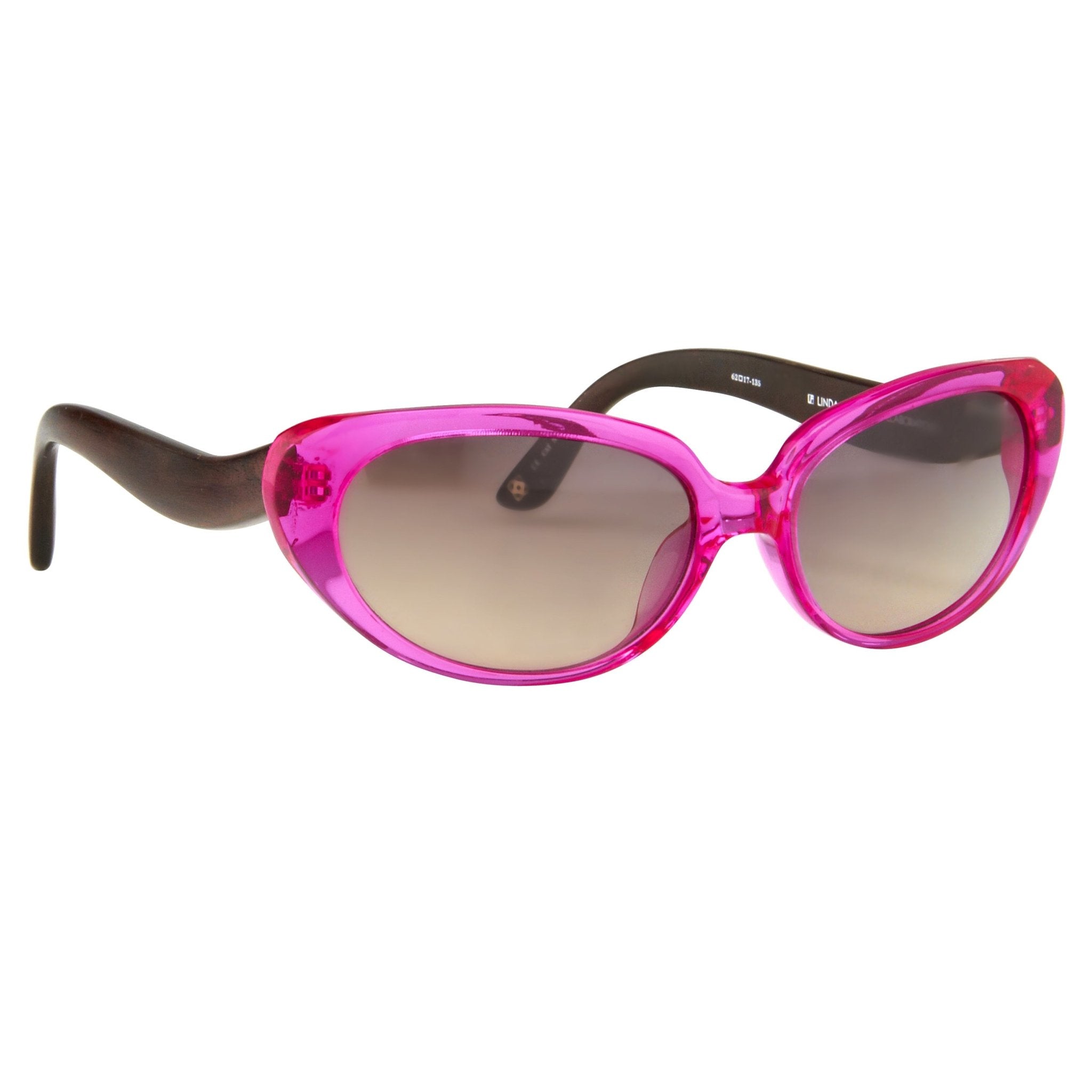 Oscar De La Renta Sunglasses Oval Pink and Grey-GR8 Sunglasses