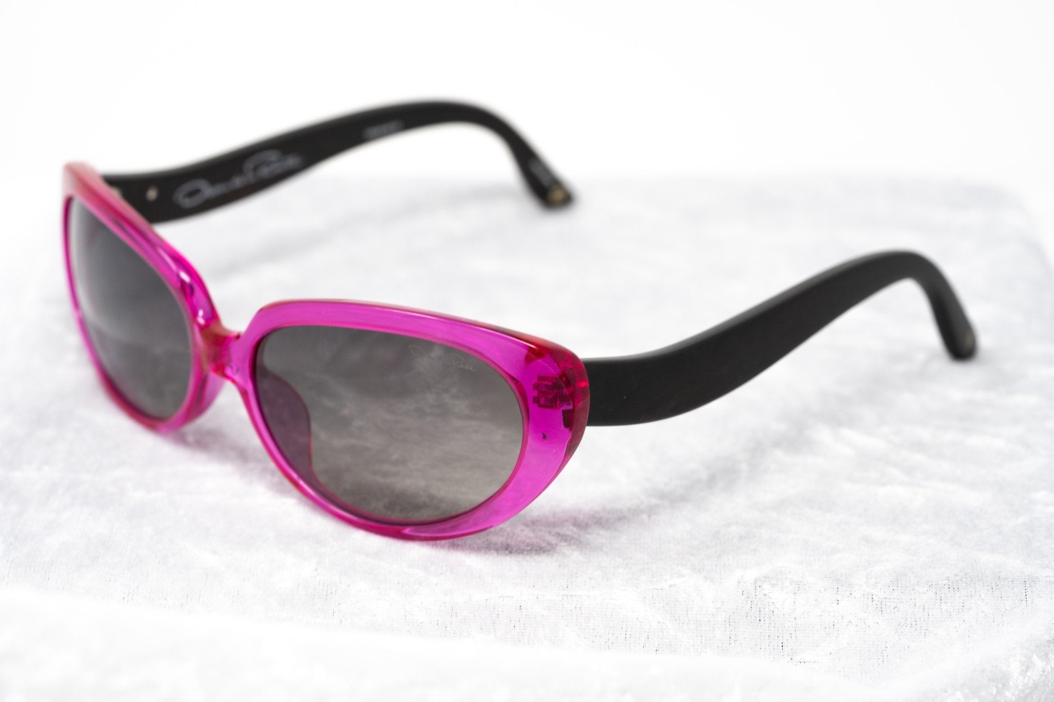 Oscar De La Renta Sunglasses Oval Pink and Grey-GR8 Sunglasses