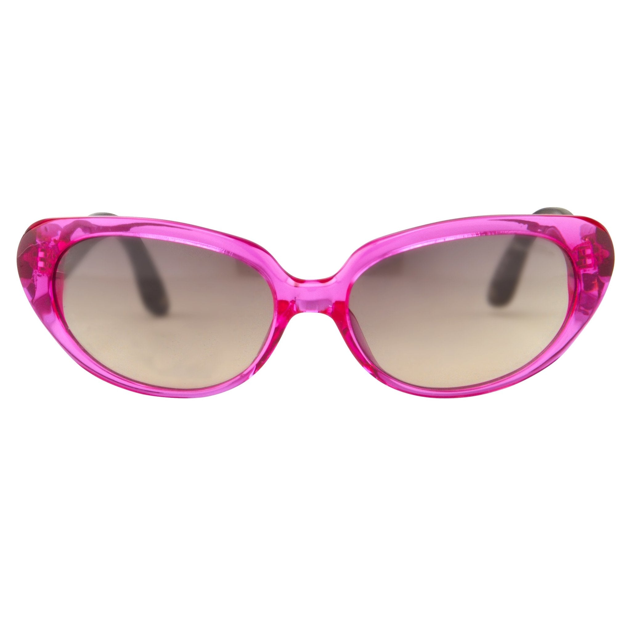 Oscar De La Renta Sunglasses Oval Pink and Grey-GR8 Sunglasses