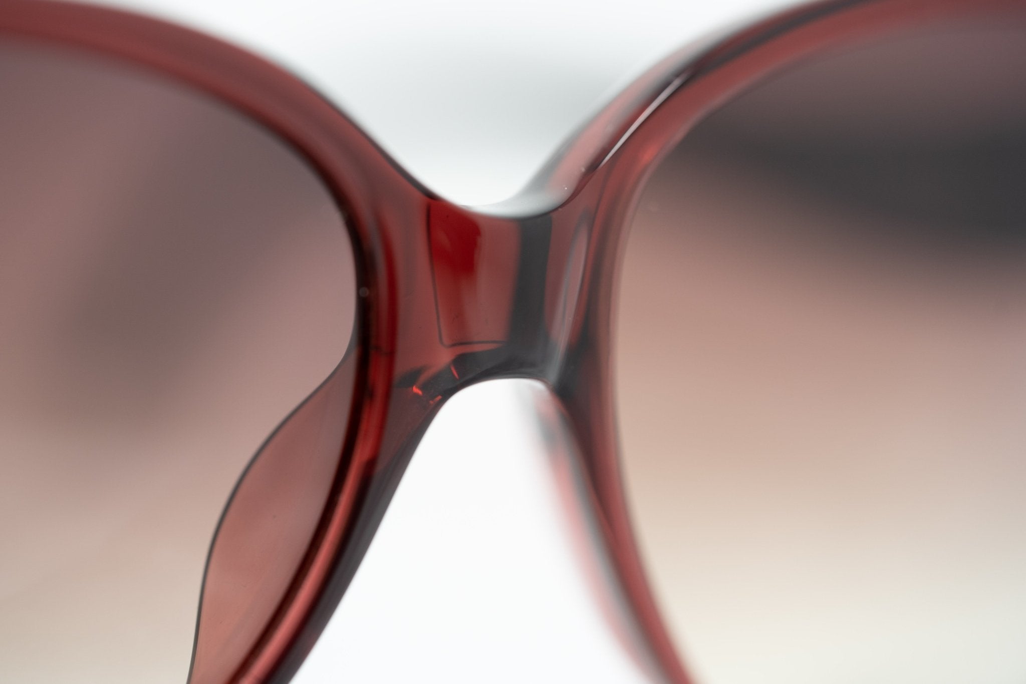 Oscar De La Renta Sunglasses Oval Red and Brown-GR8 Sunglasses
