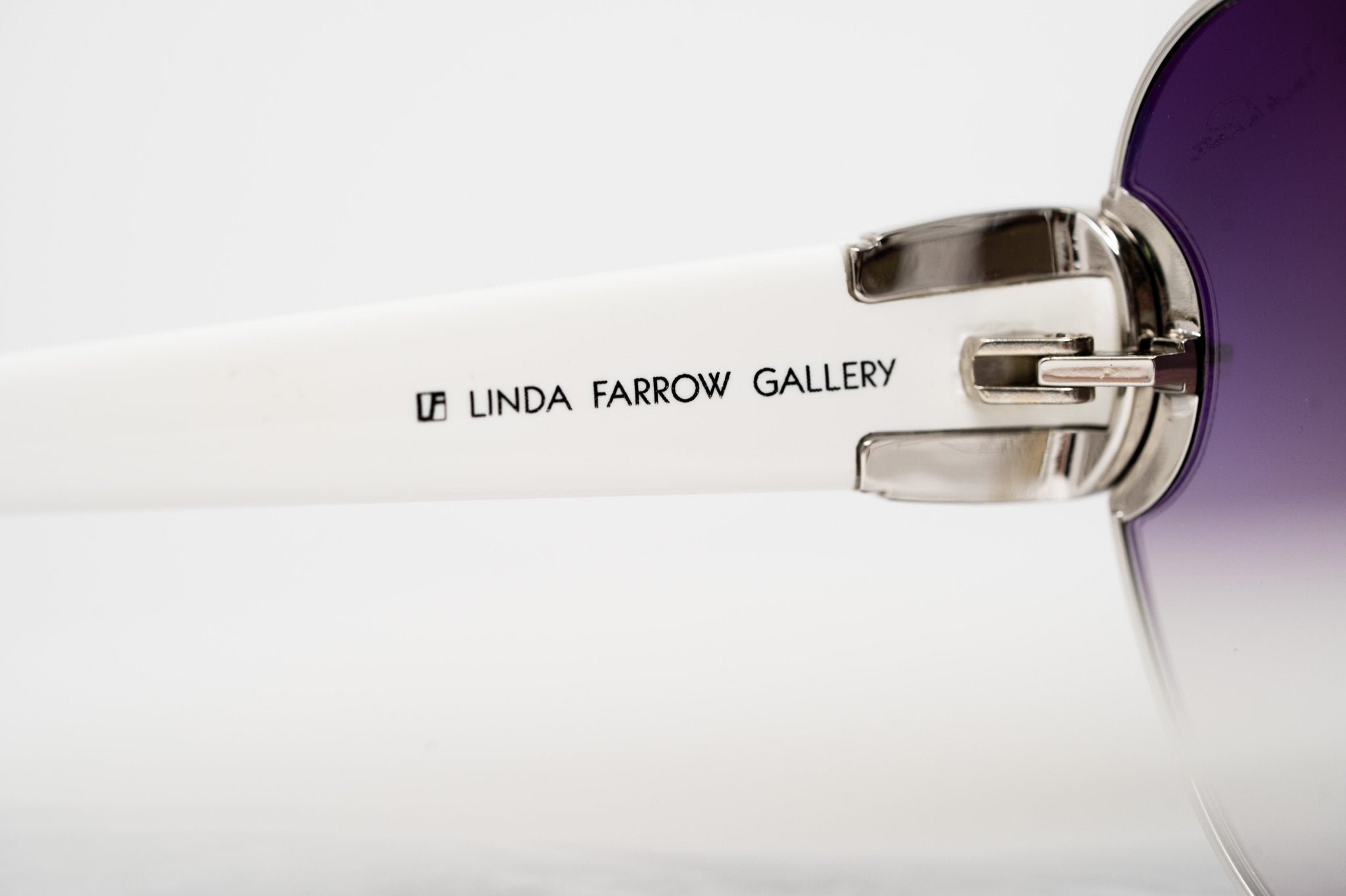 Oscar De La Renta Sunglasses Oversized Silver and Dark Grey-GR8 Sunglasses