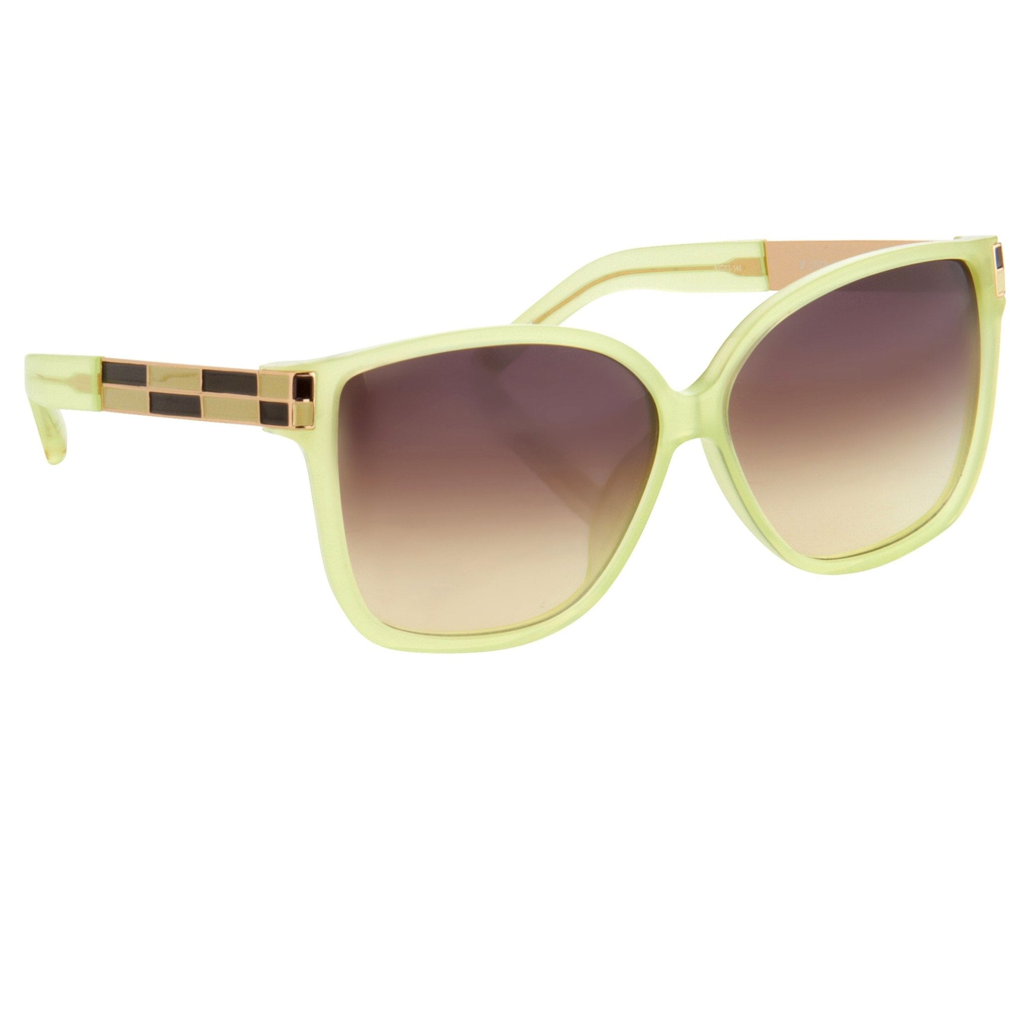Oscar De La Renta Sunglasses Oversized Green and Brown-GR8 Sunglasses